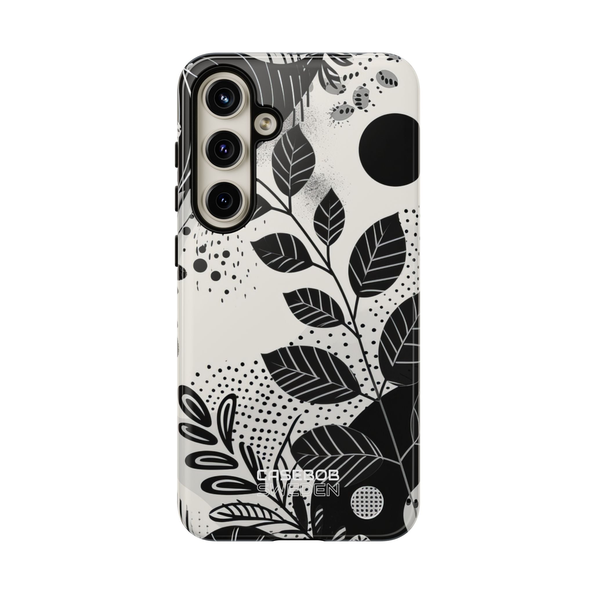 Ritmo di foglie monocromo Samsung S24 - Tough
