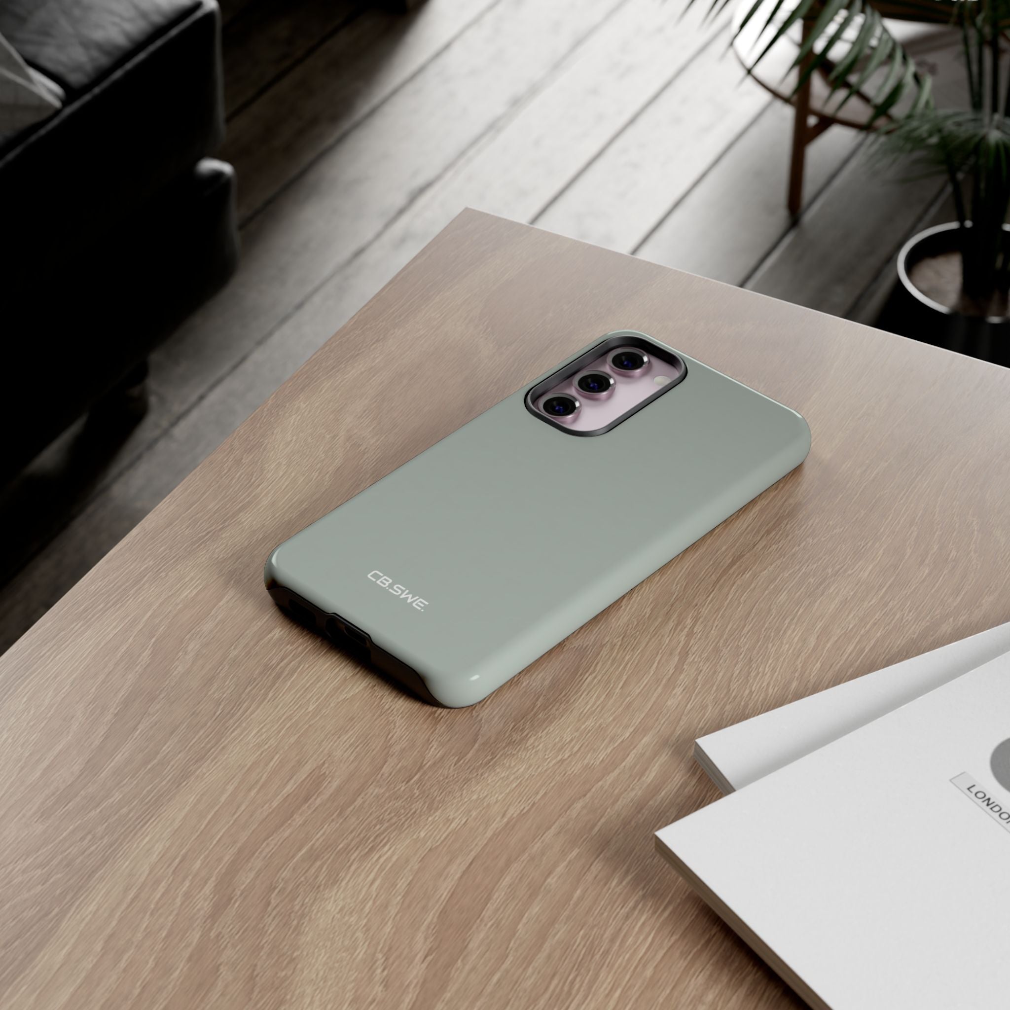 Ash Grey Samsung Case - Tough