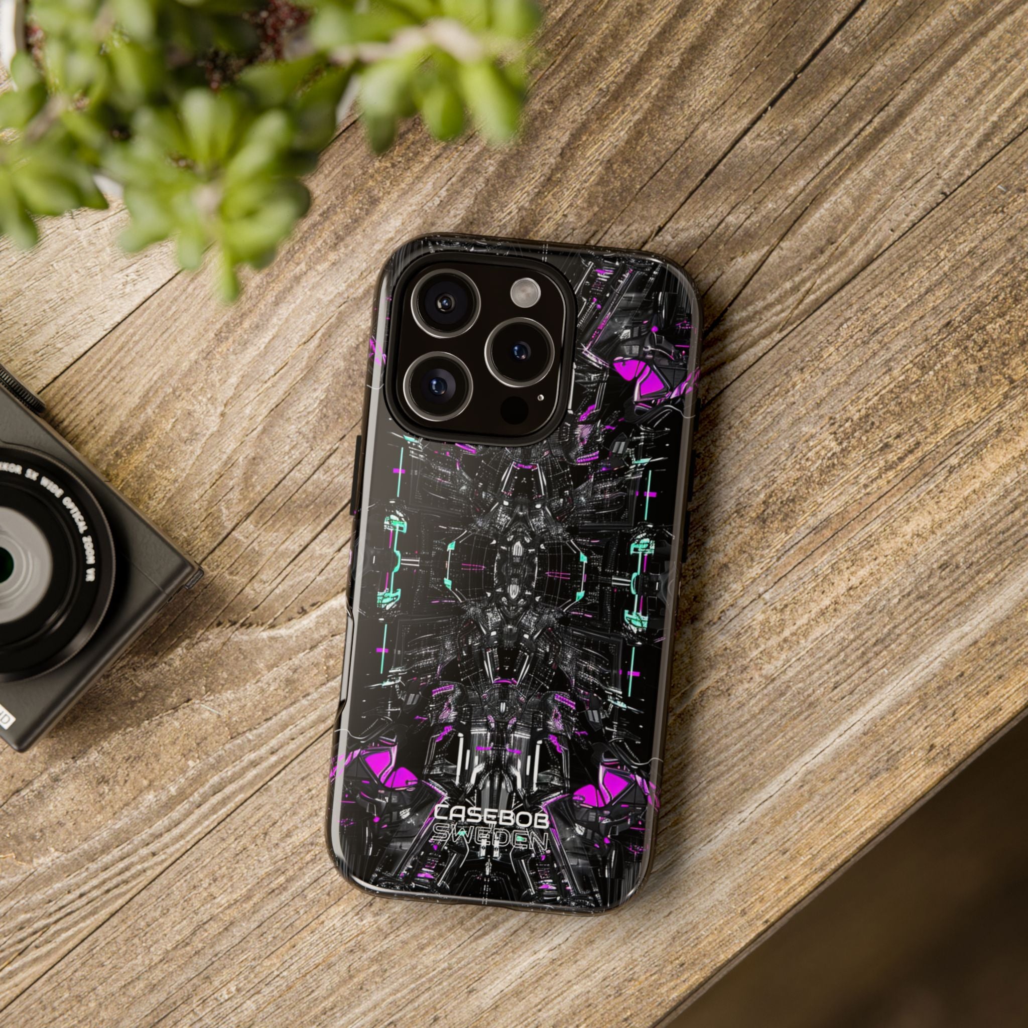 Cybernetic Neon Nexus iPhone 16 - Tough