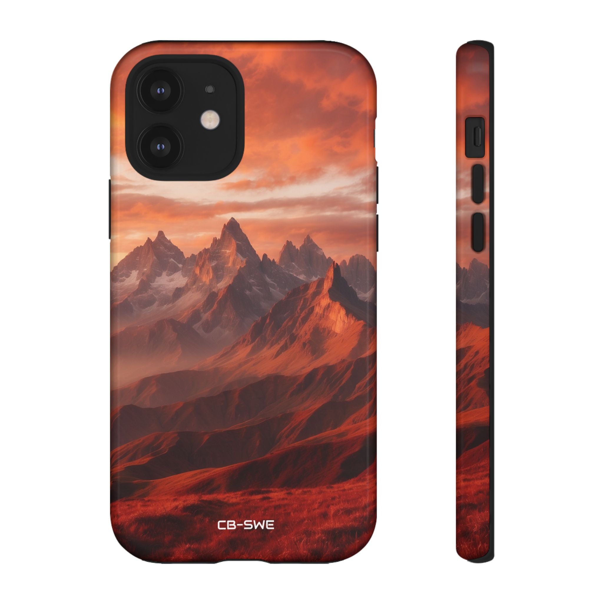 Mountain Peaks Glowing - iPhone Case