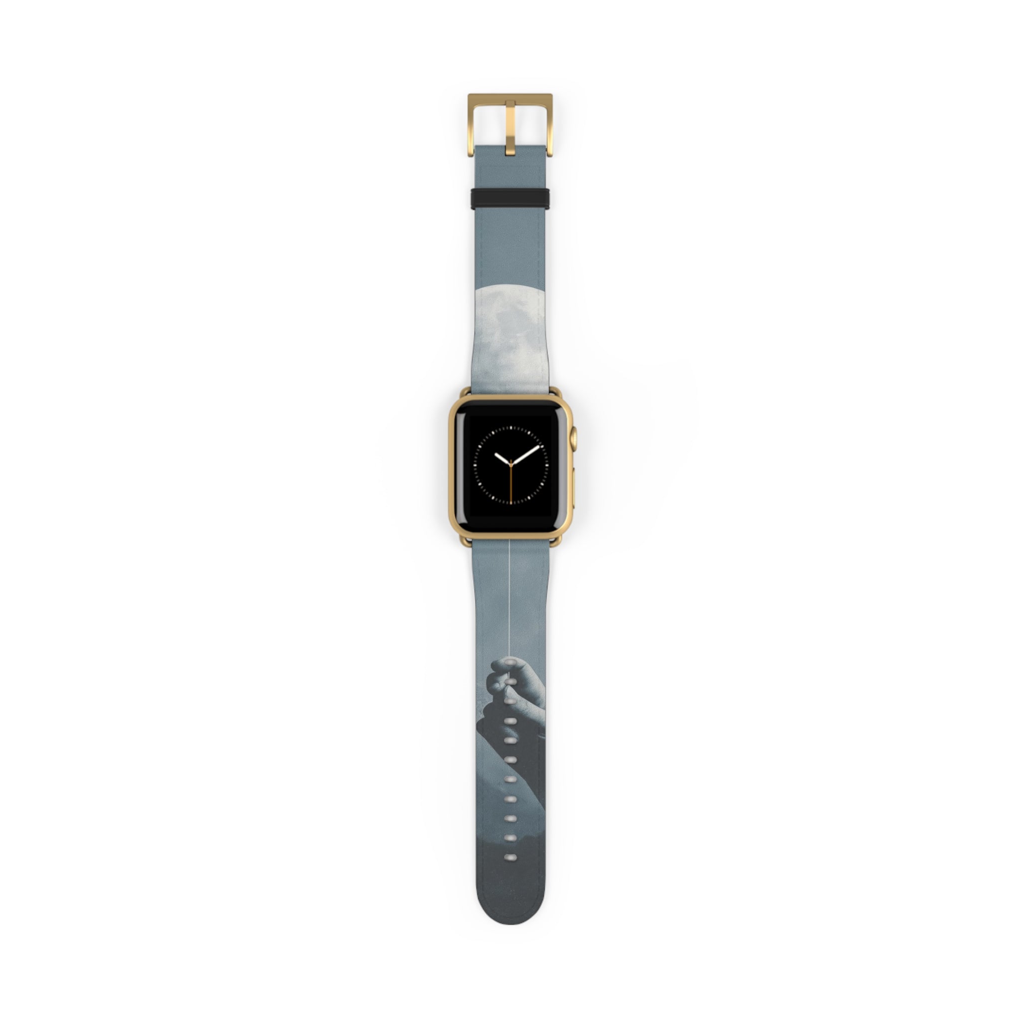 Moon Balloon Blue - Watch Band