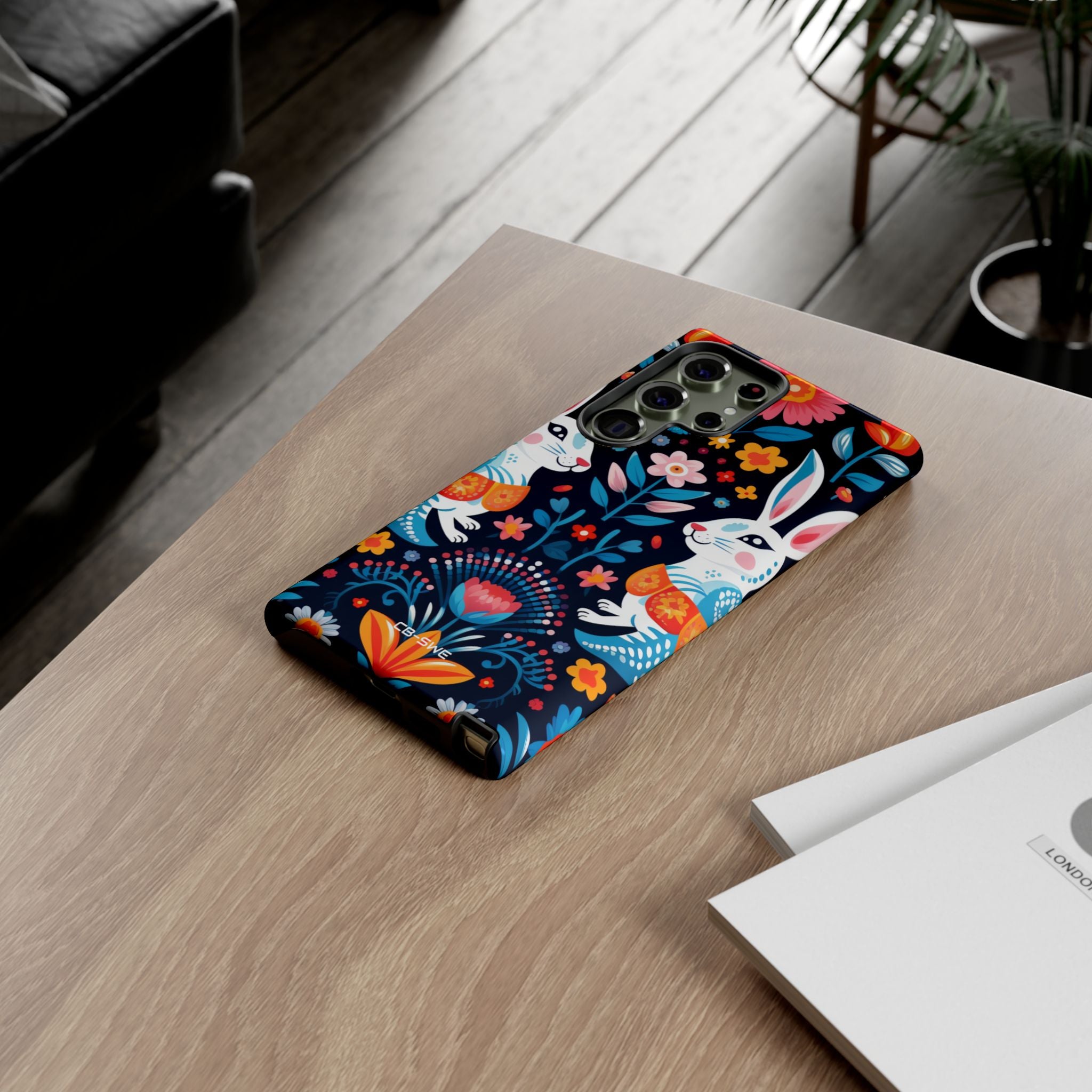 Bunnies Hop Flowers - Samsung Case