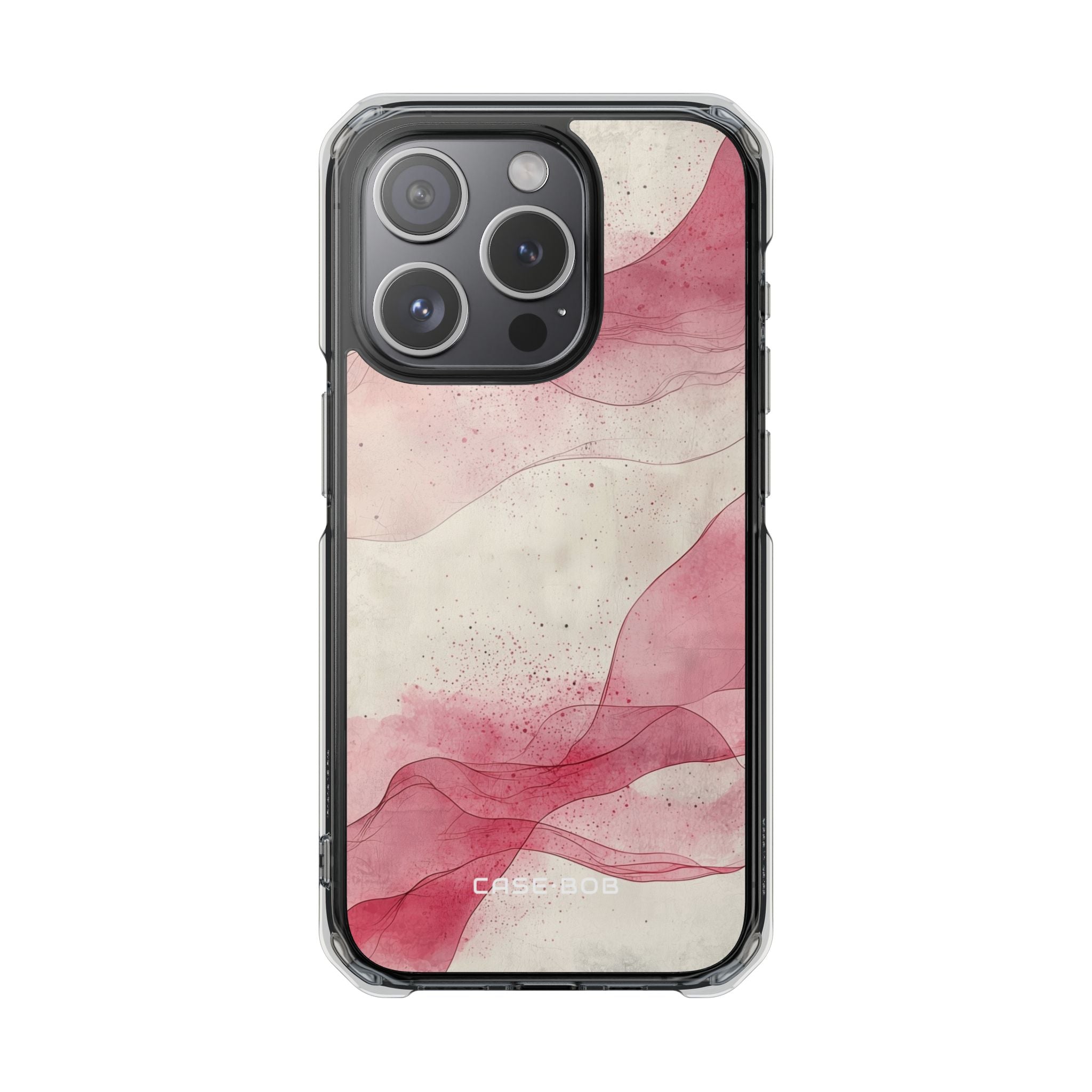 Crimson Waves iPhone 15 Pro Case - Impact