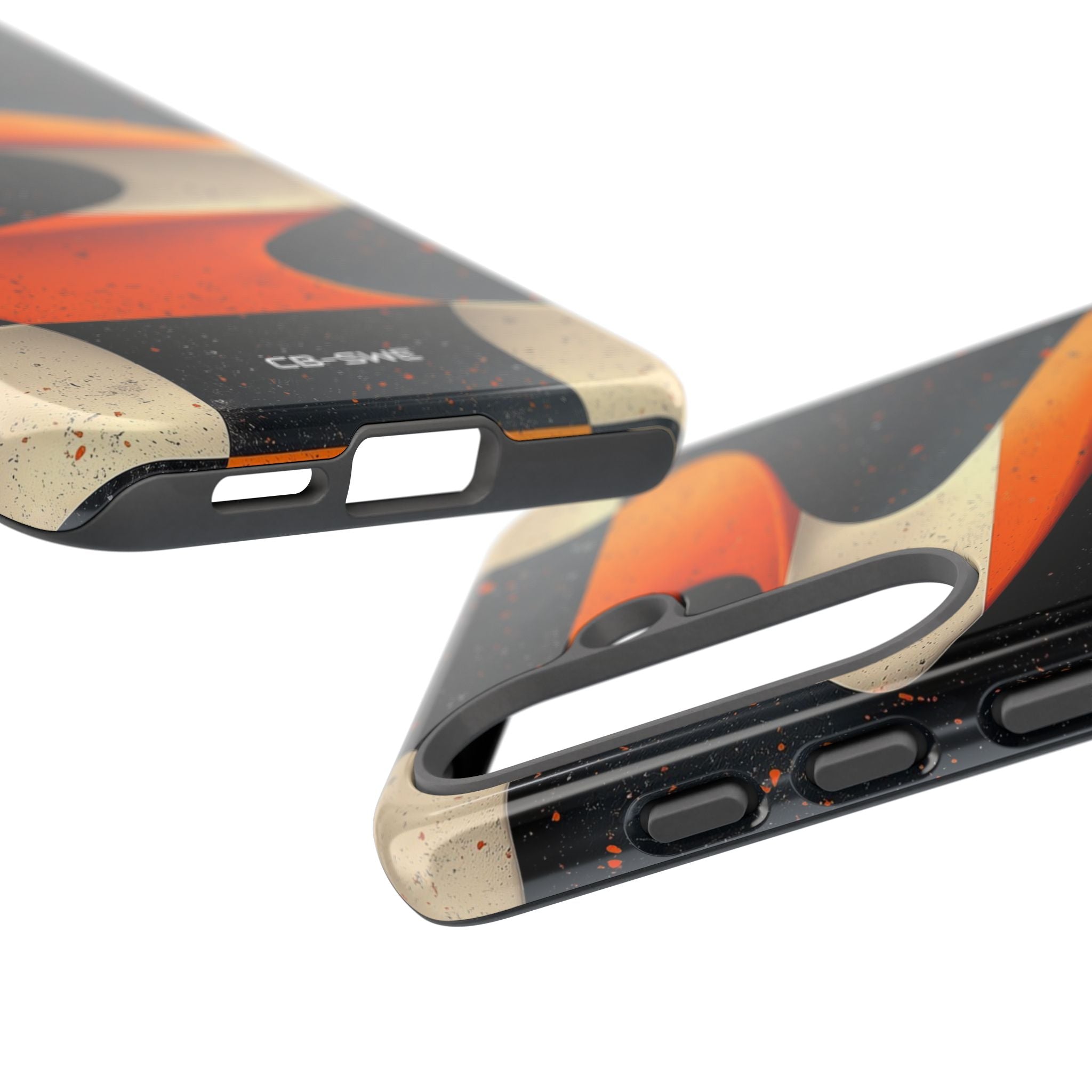 Orange Waves Flow - Samsung Case