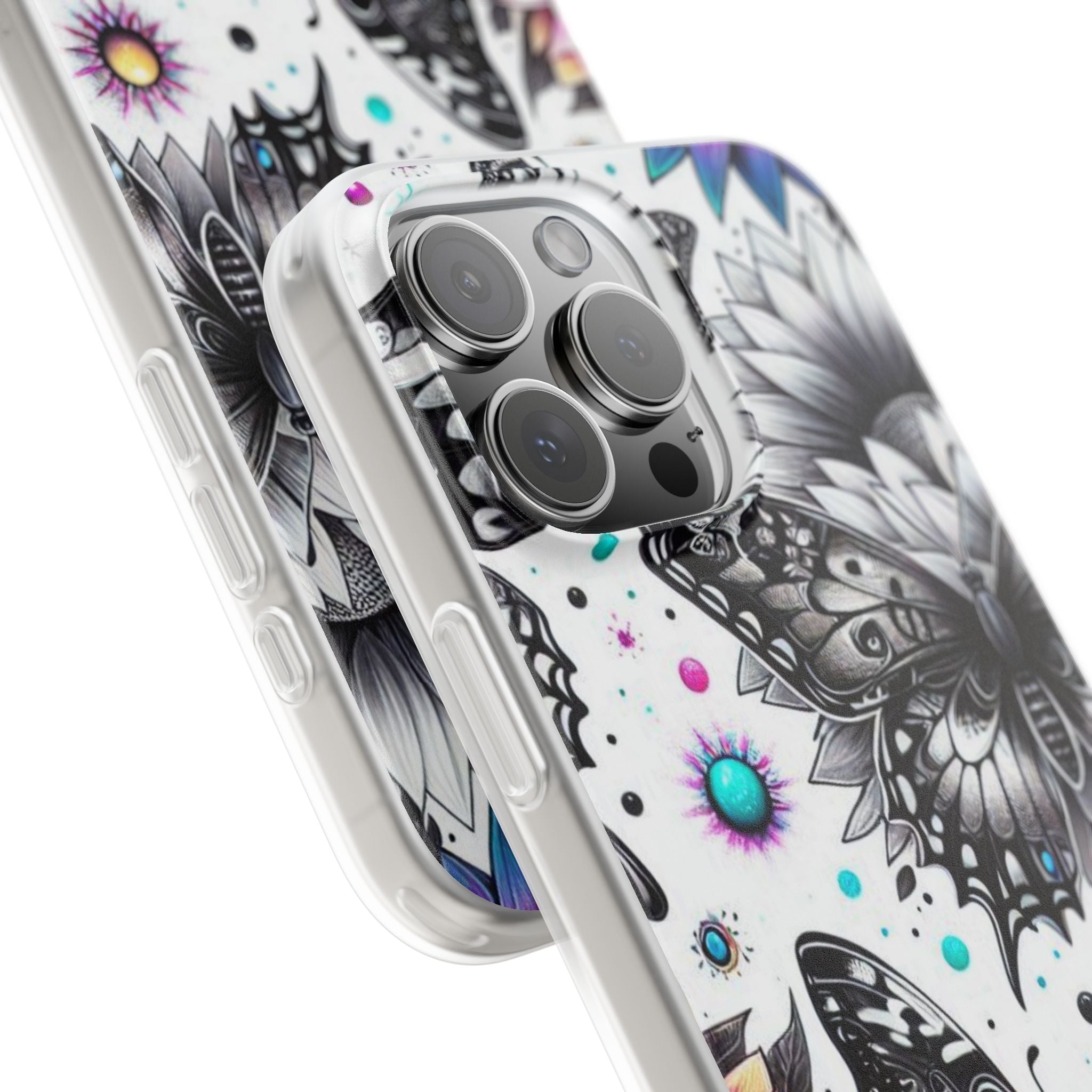 Butterfly Bloom iPhone 16 Pro Max Case - Soft