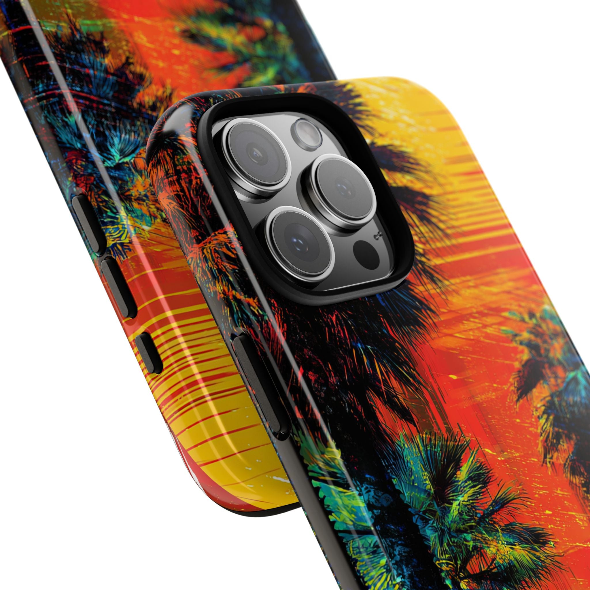 Tropical Sunburst iPhone 16 Pro Max Case - Tough