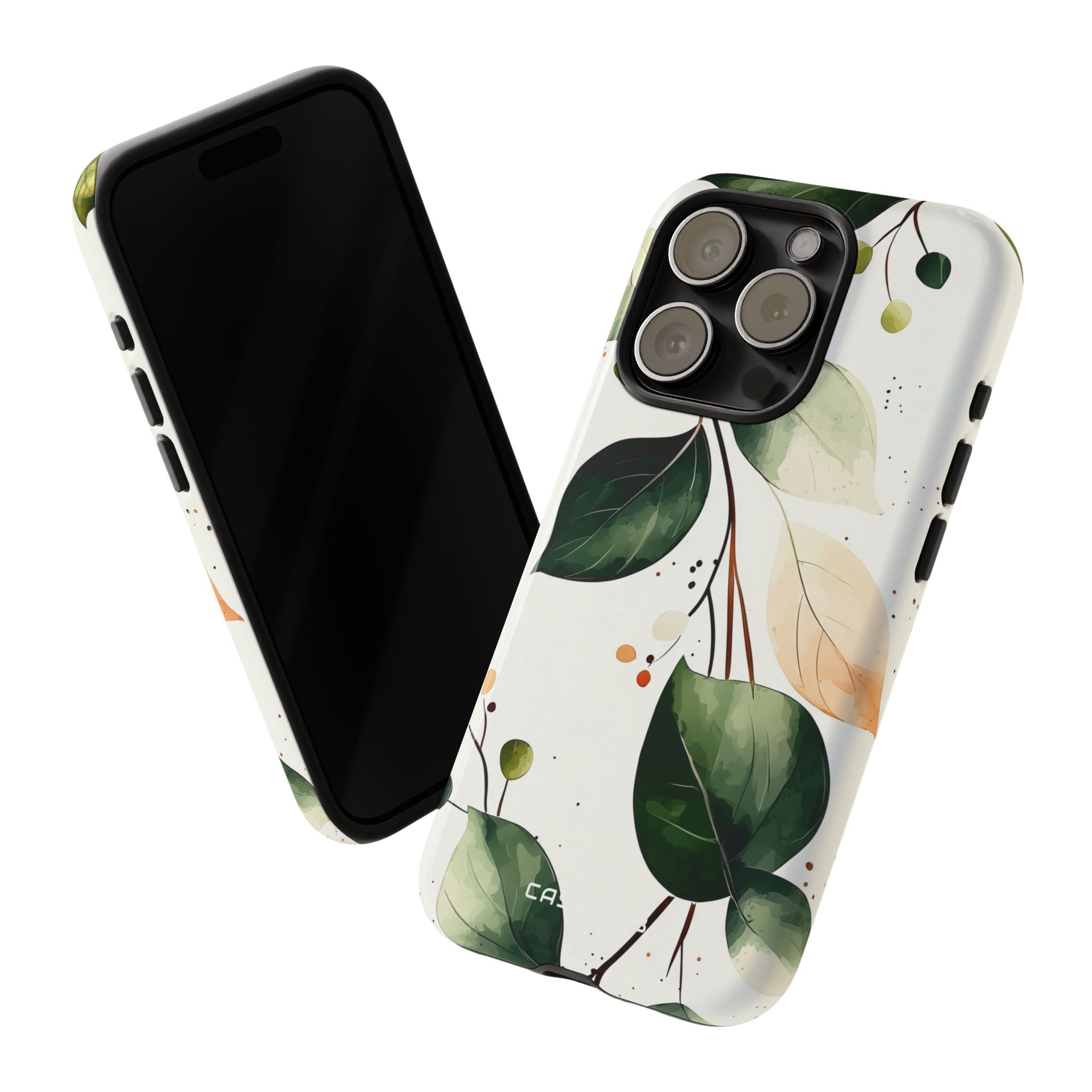 Greenberry Branch iPhone 15 Pro Case - Tough