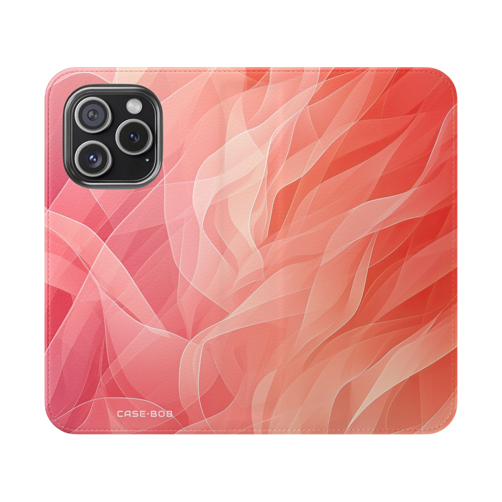 Coral Waves - iPhone 15 Pro Case - Lompakko