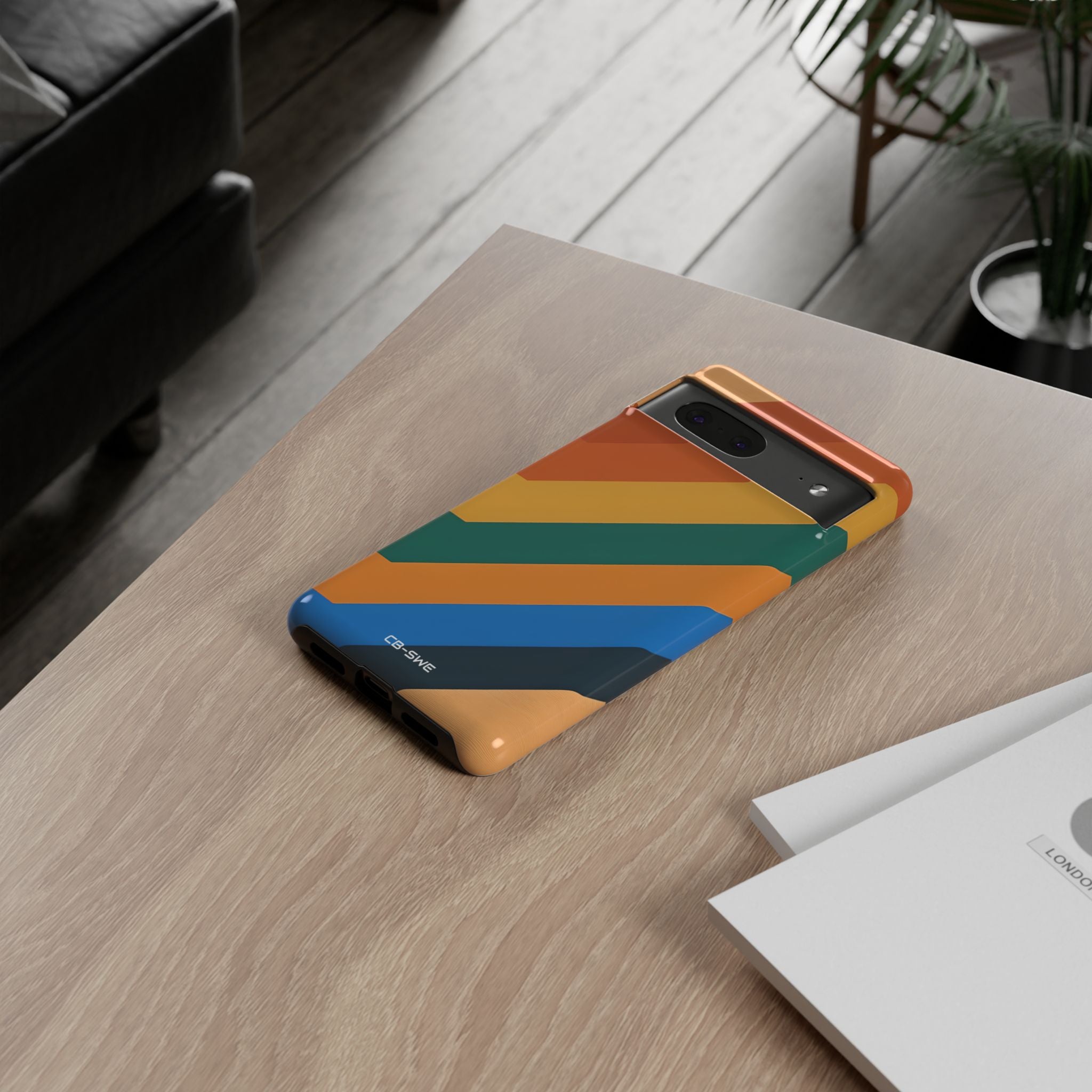 Vibrant Geometric Harmony - Google Pixel Case