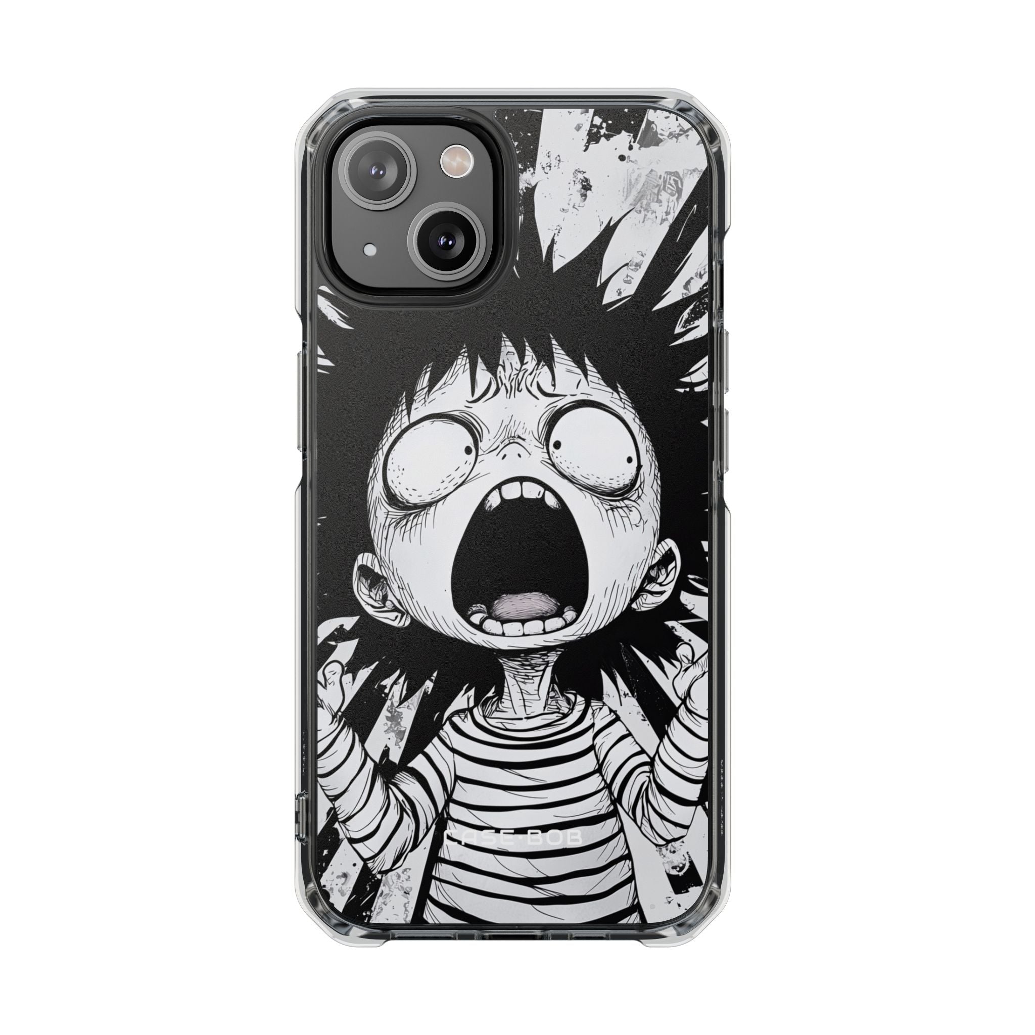 Screaming Stripes iPhone 14 Case - Impact