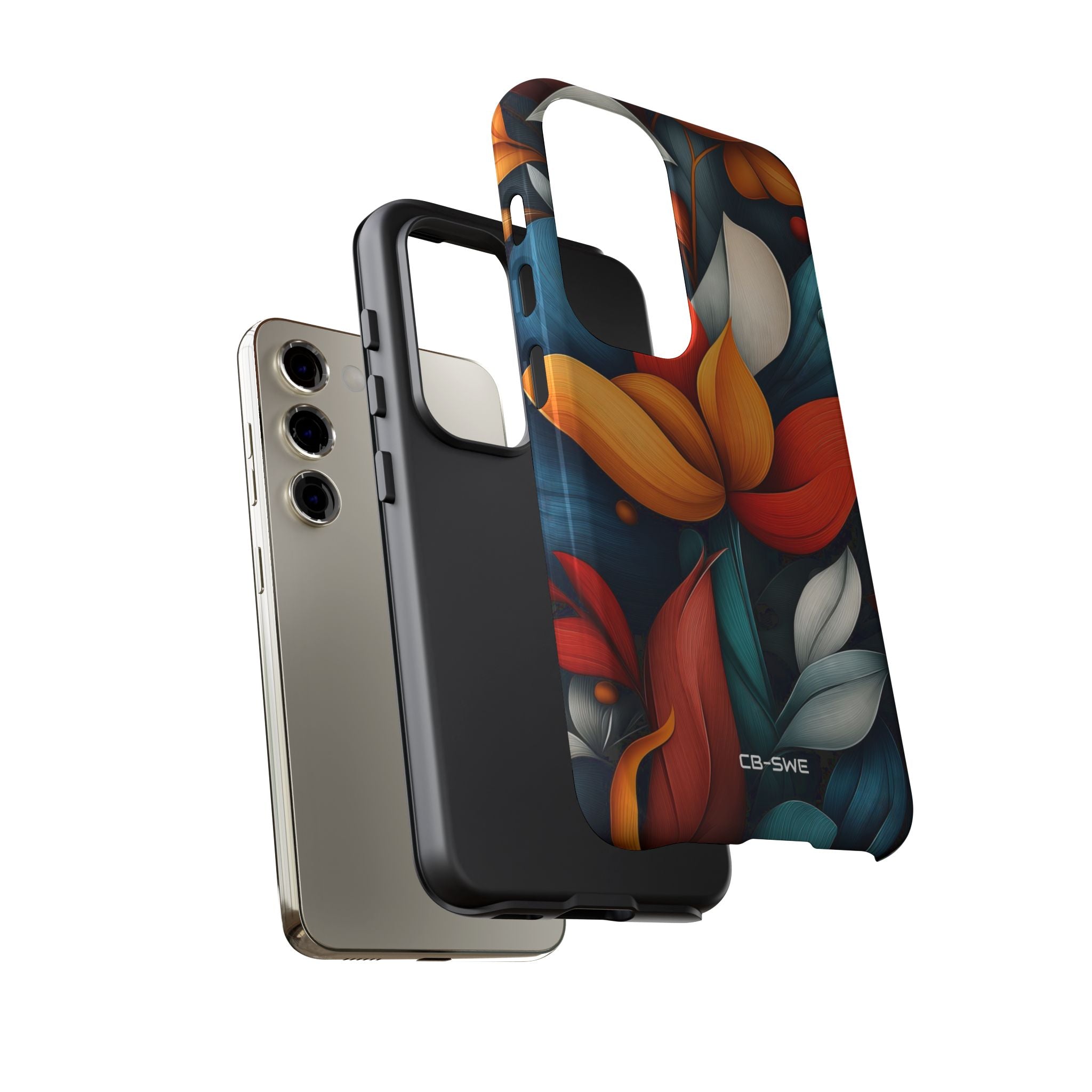 Vibrant Floral Harmony - Samsung Case