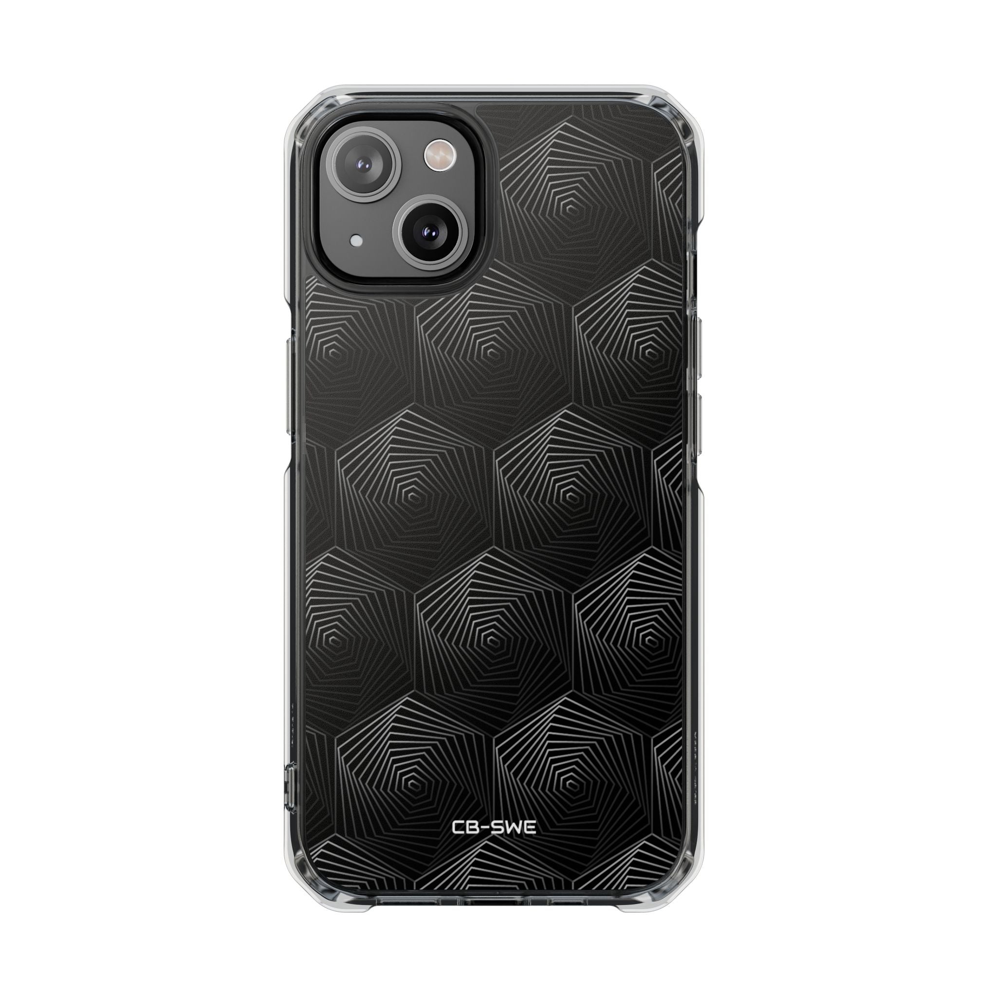 Geometric Spiral Illusion iPhone Case - Impact