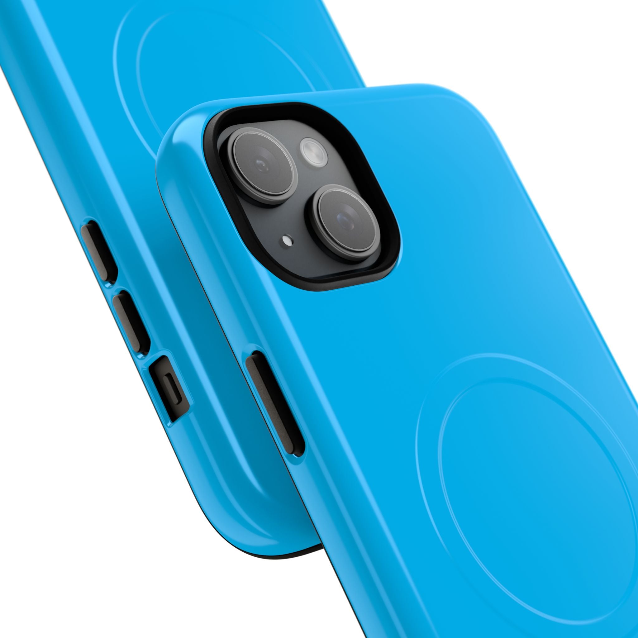 Deep Sky Blue iPhone 15 - Tough+