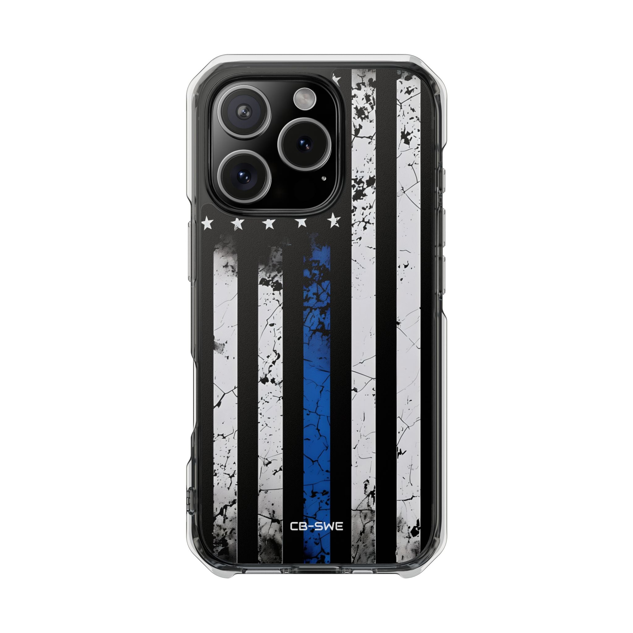 Modern Grunge Flag iPhone Case - Impact
