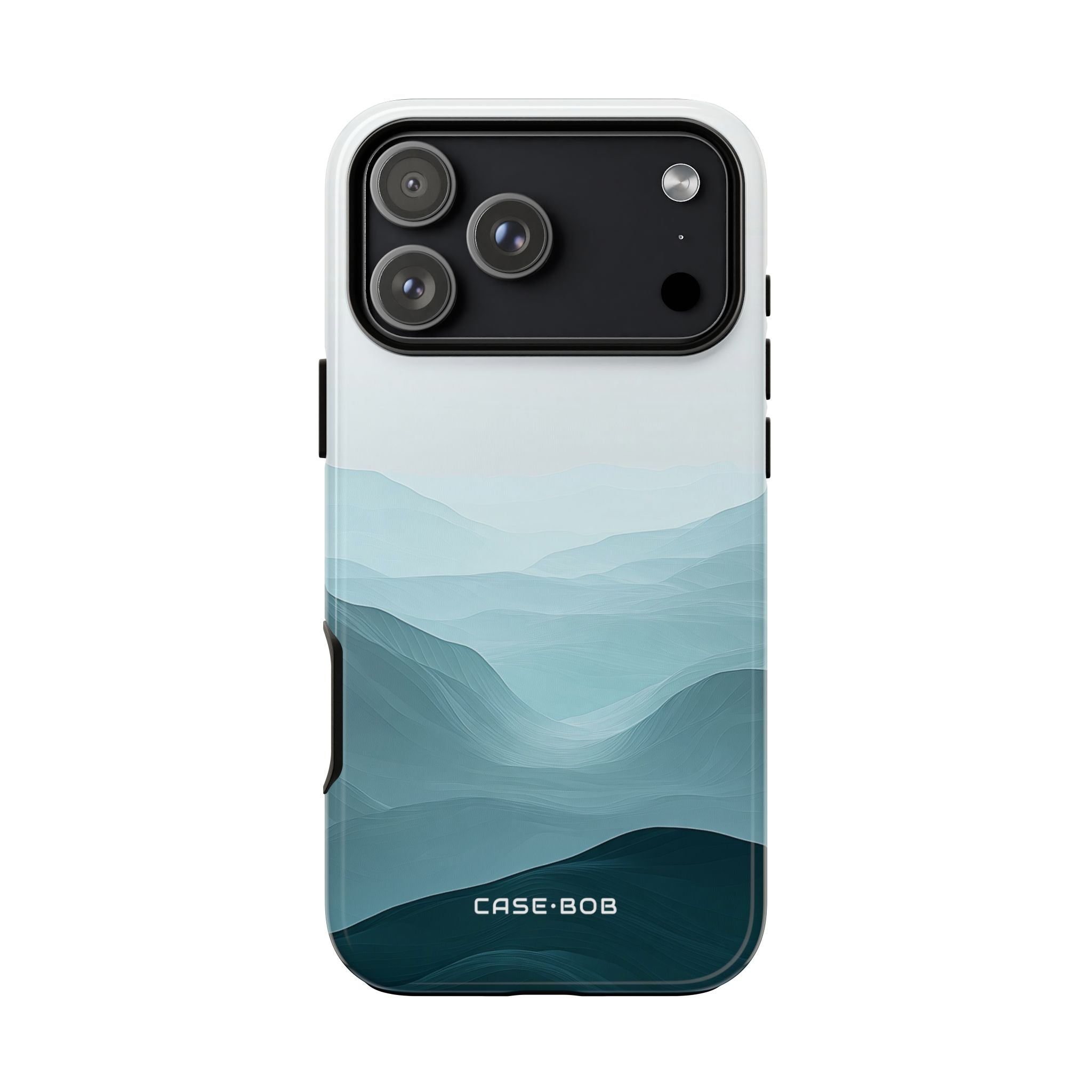 Teal Mist Mountains iPhone 17 Pro Max Case - Tough