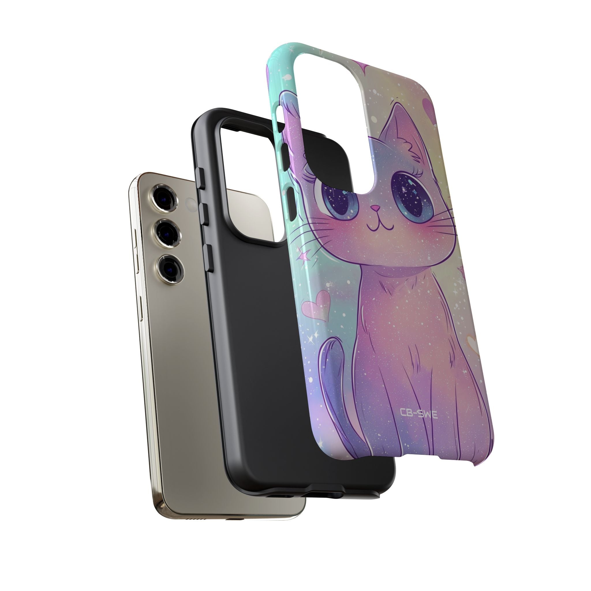 Sparkling Cat Smiles - Samsung Case