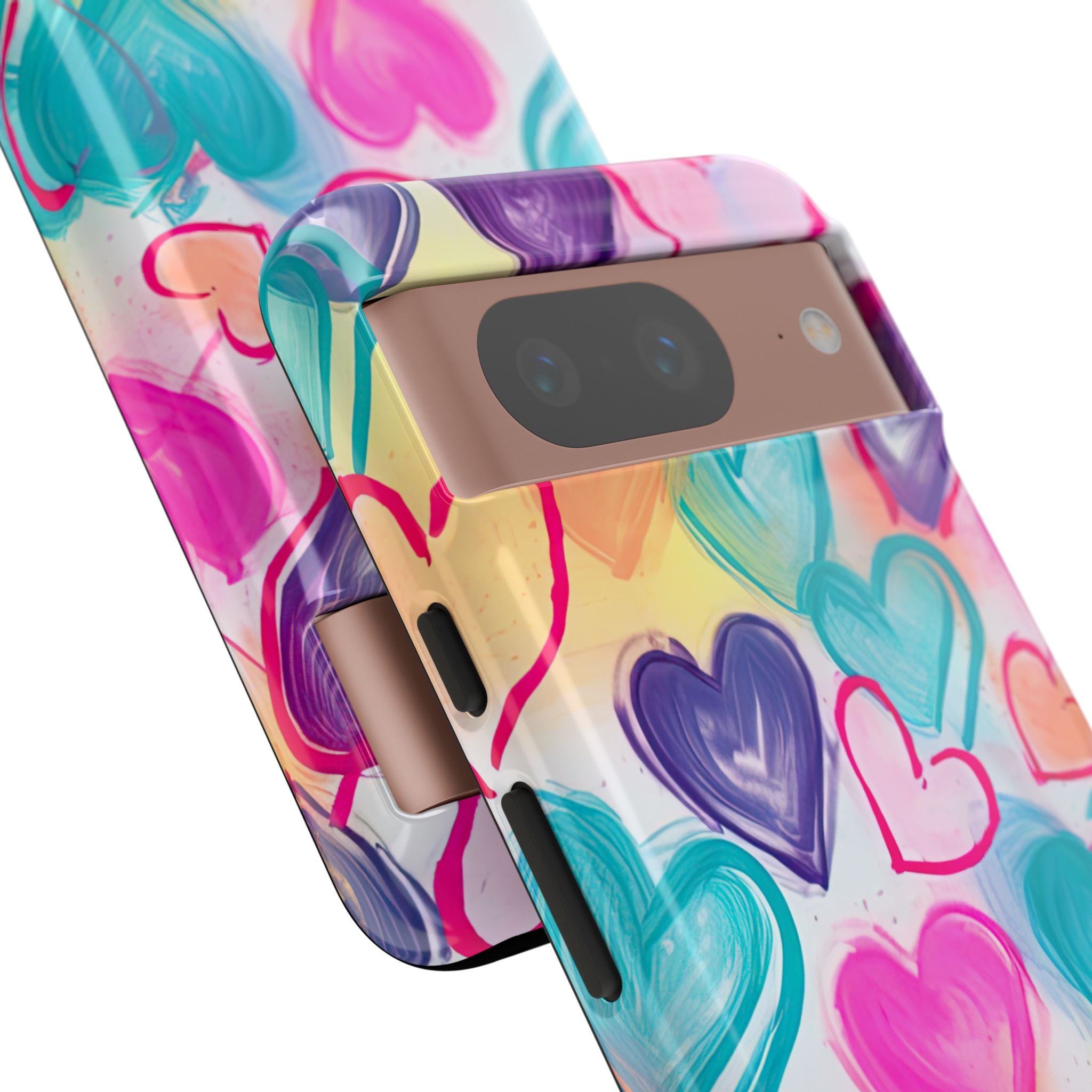 Hearts Dance Playfully - Google Pixel Case