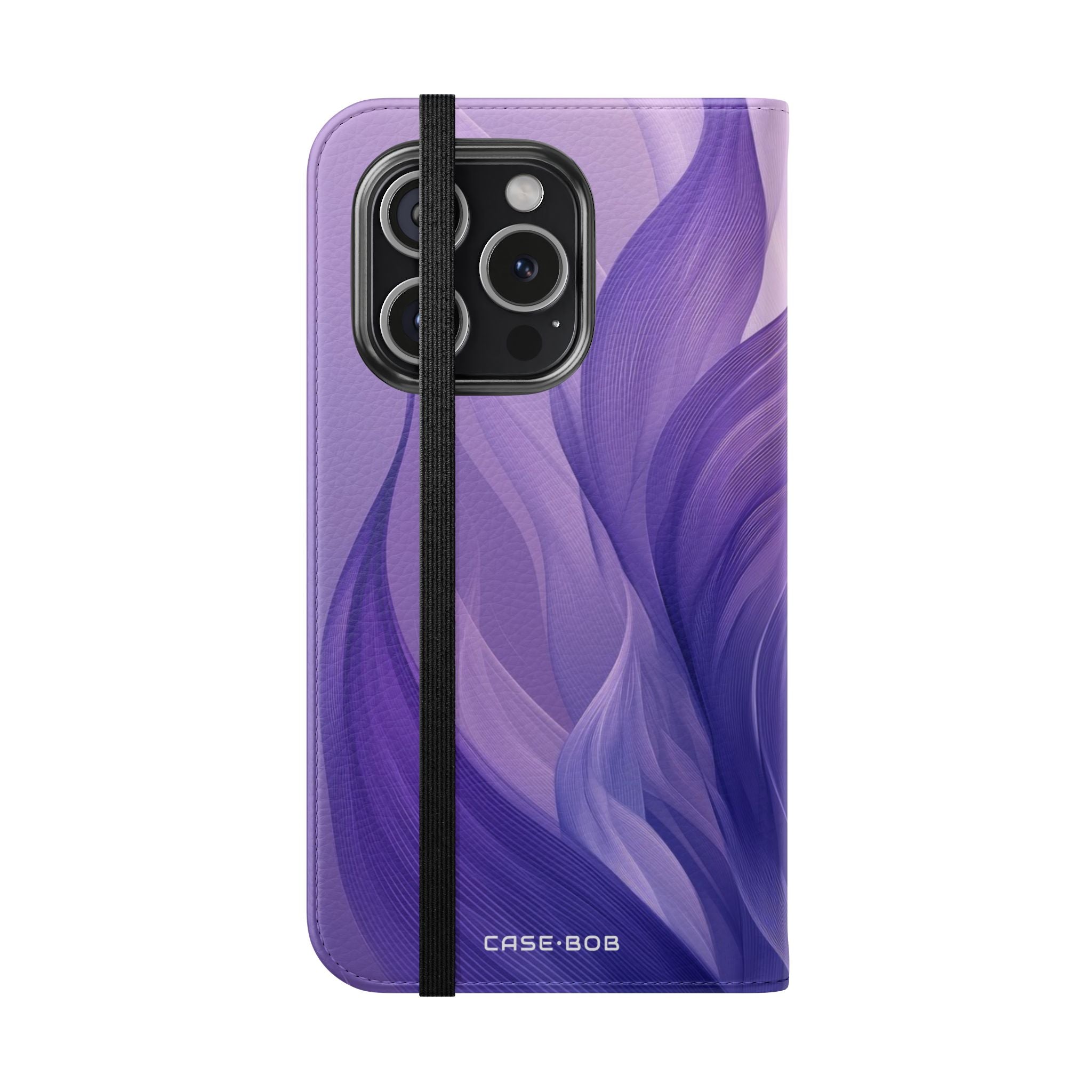 Purple Ribbons - iPhone 15 Pro Case - Wallet