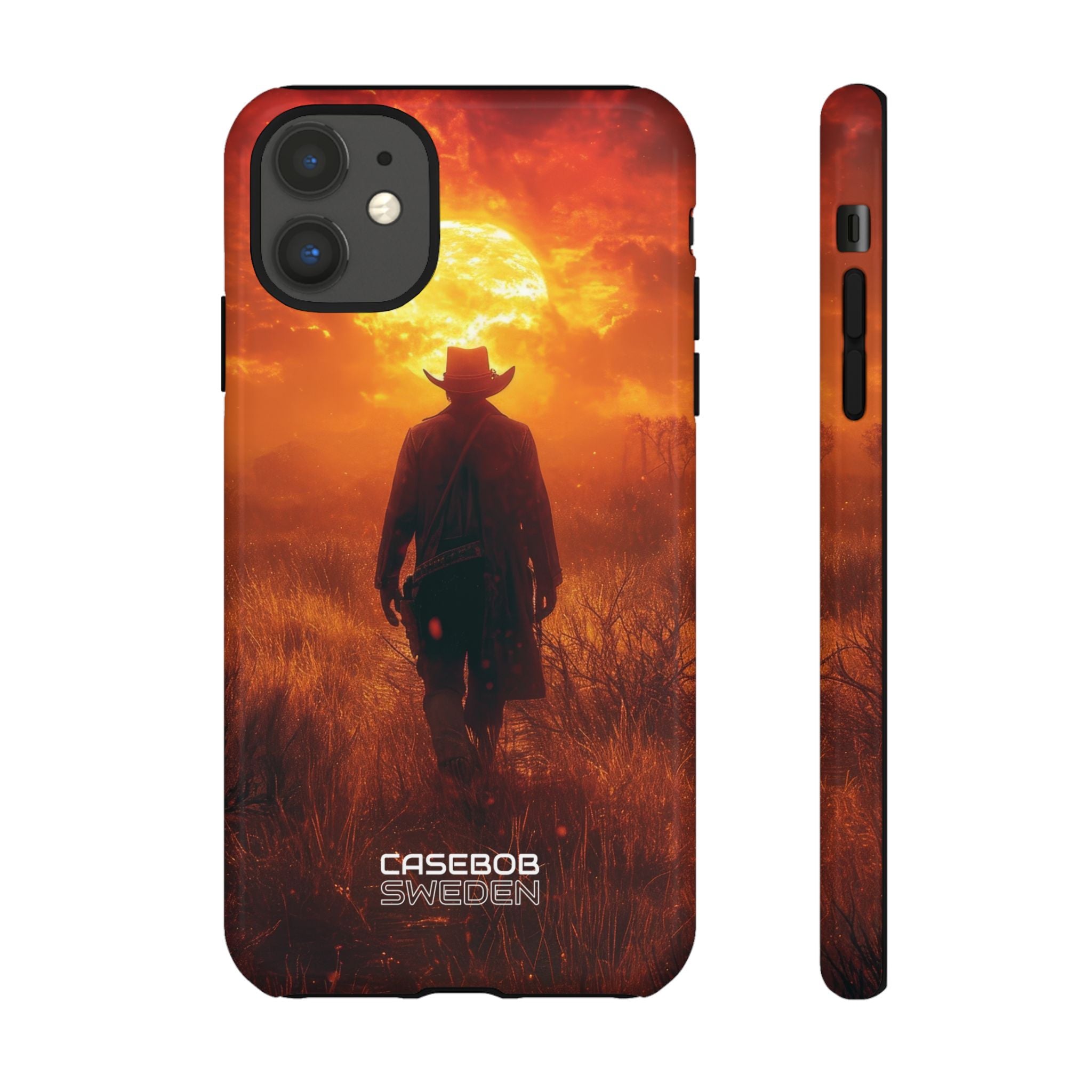 Fiery Sunset Cowboy iPhone 11 - Tough