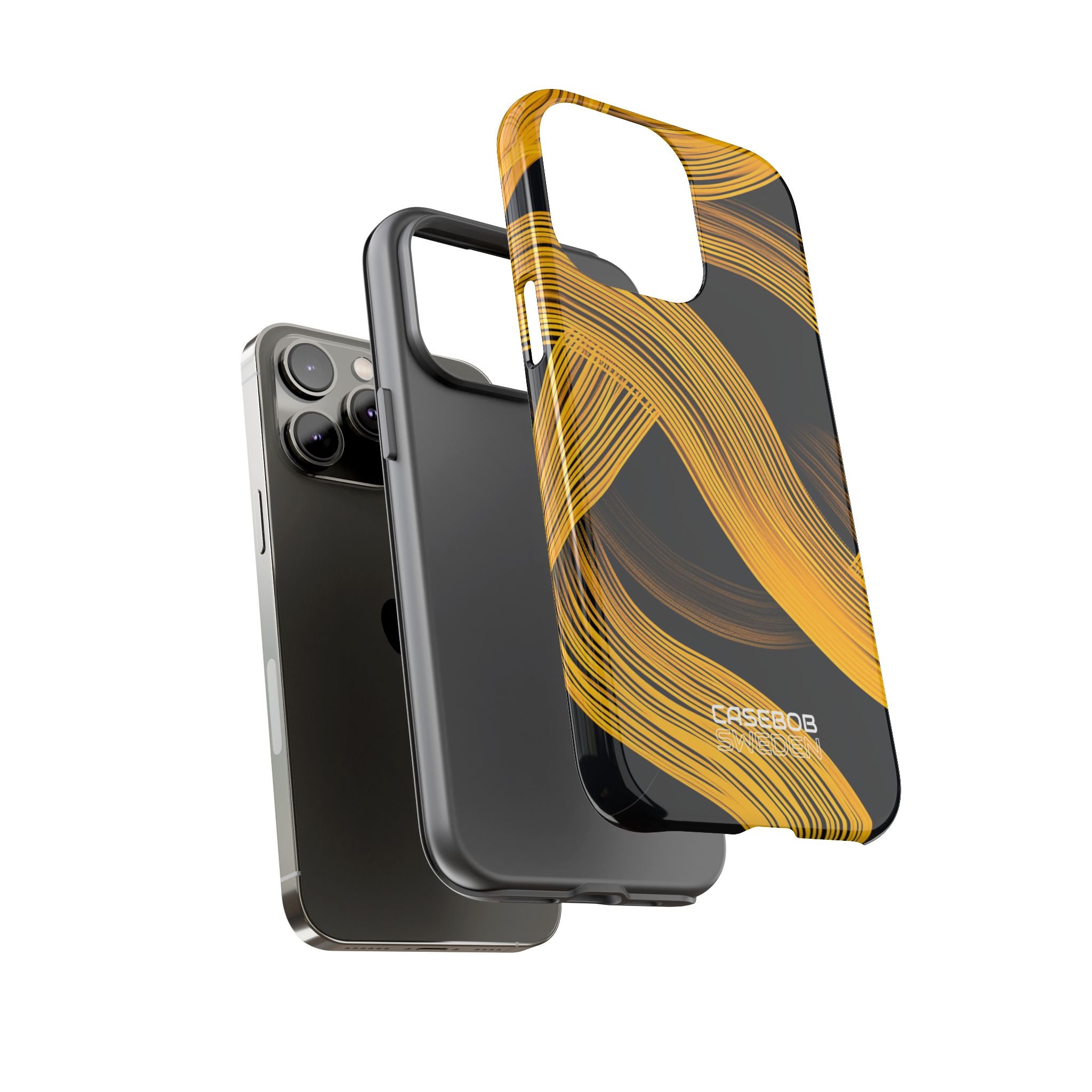 Yellow Flow Lines iPhone 14 - Tough