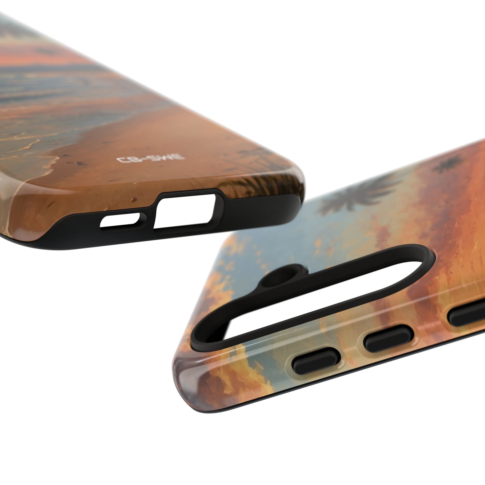 Golden Waves Embrace - Samsung Case