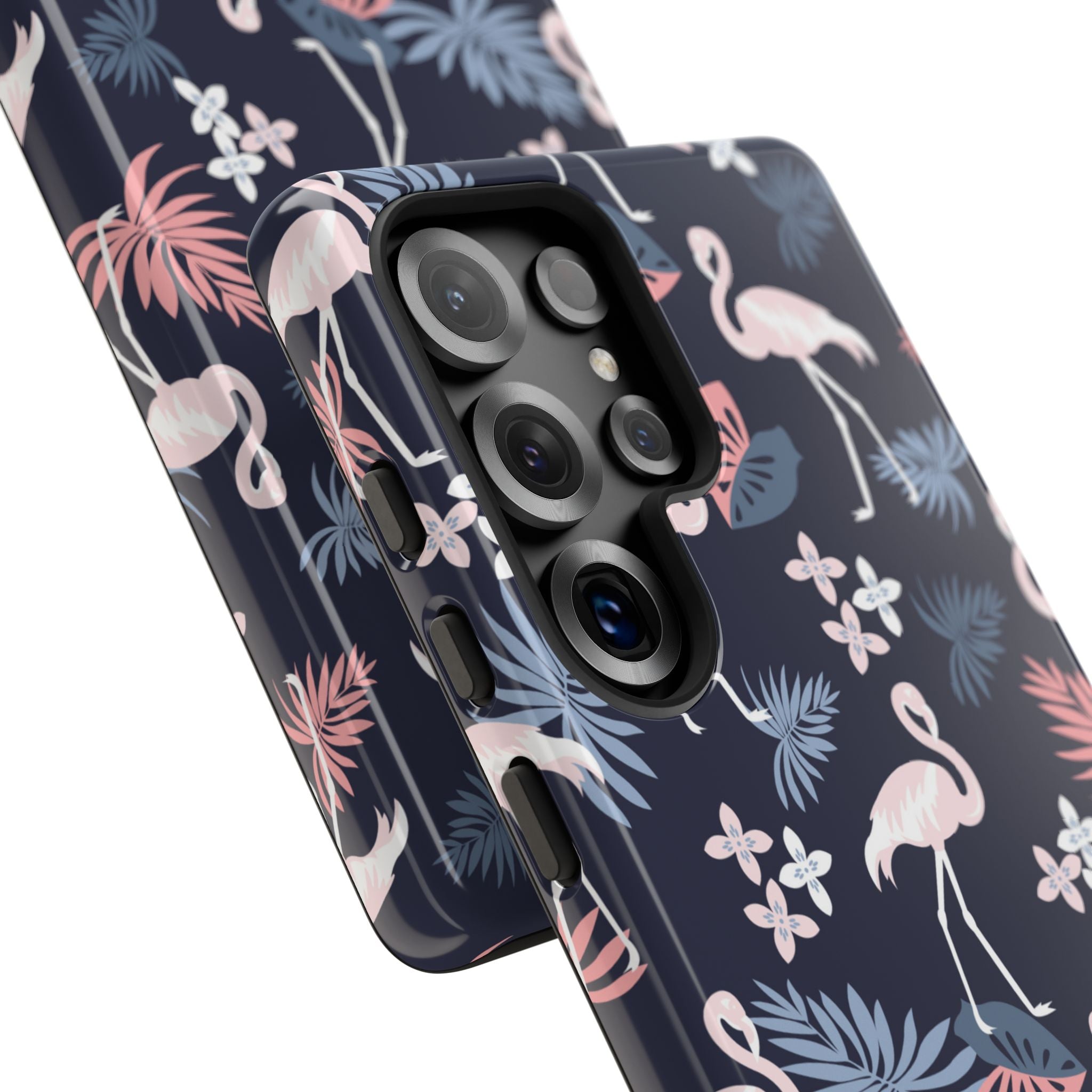Flamingos Dance Playfully - Samsung Case