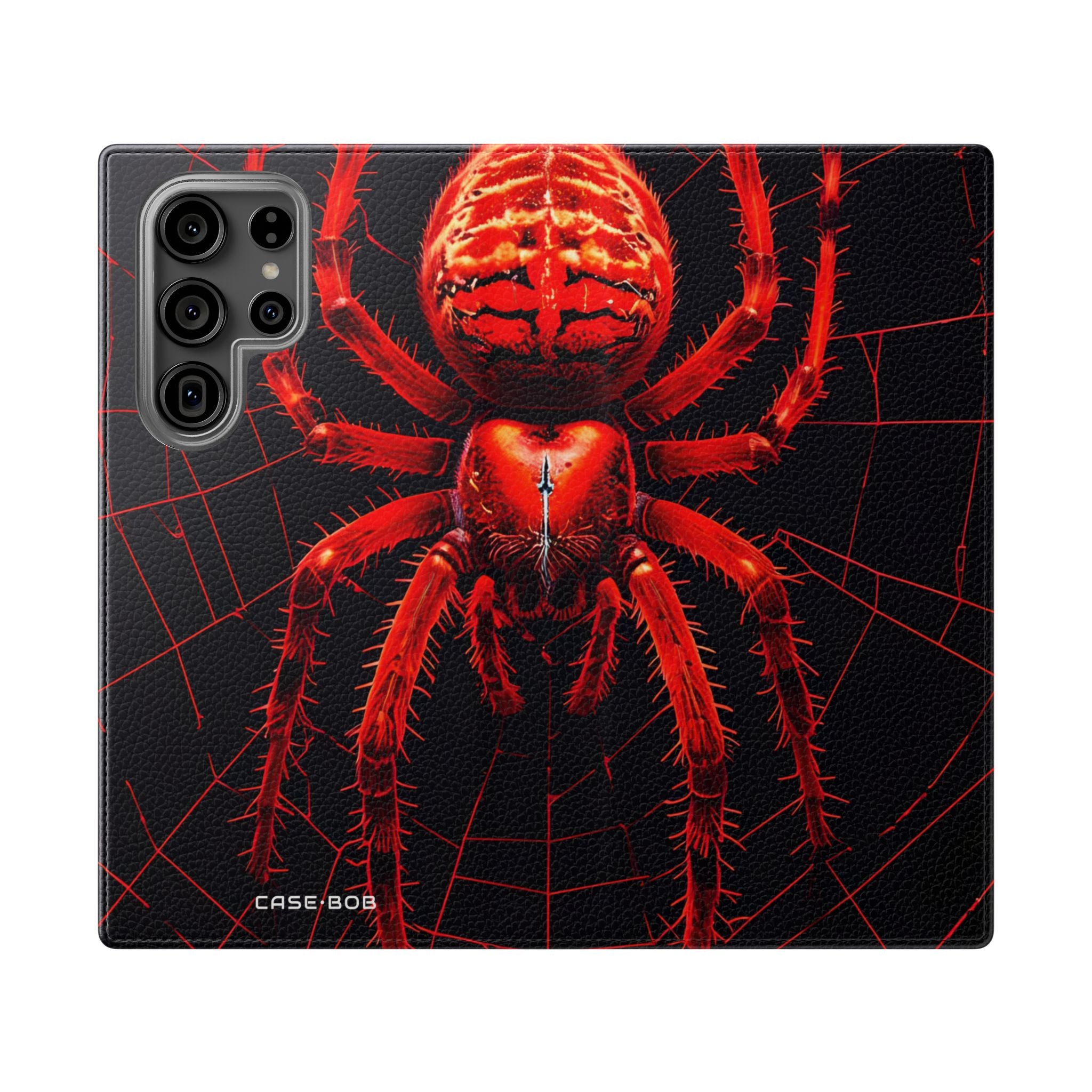 Crimson Spiderweb - Samsung S23 Ultra Case - Wallet