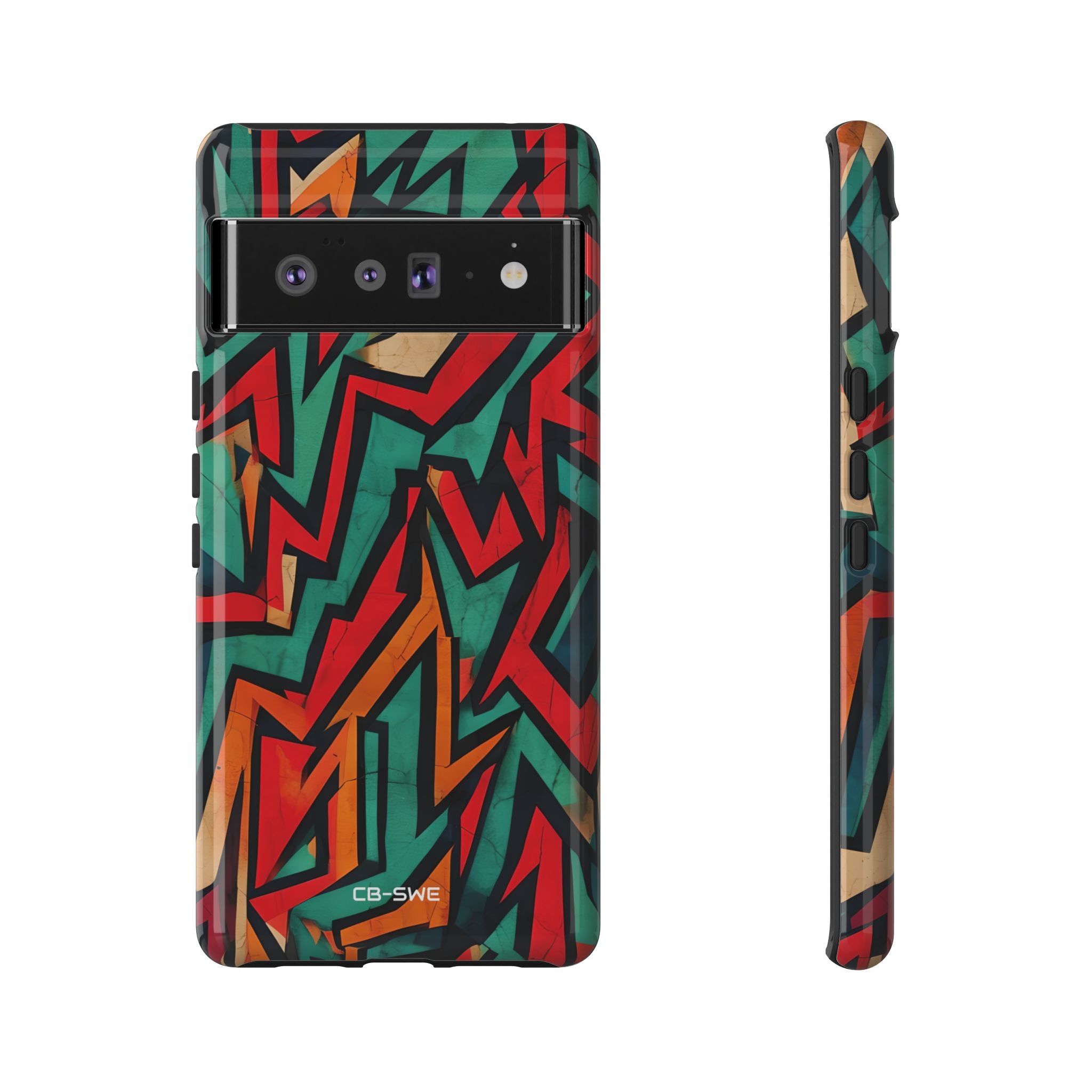 Vivid Geometry Dance - Google Pixel Case