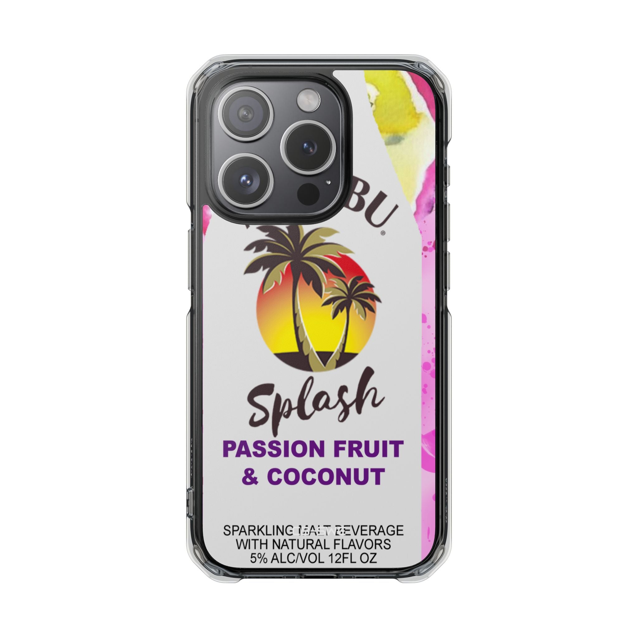 Tropical Sunset Splash iPhone Case - Impact