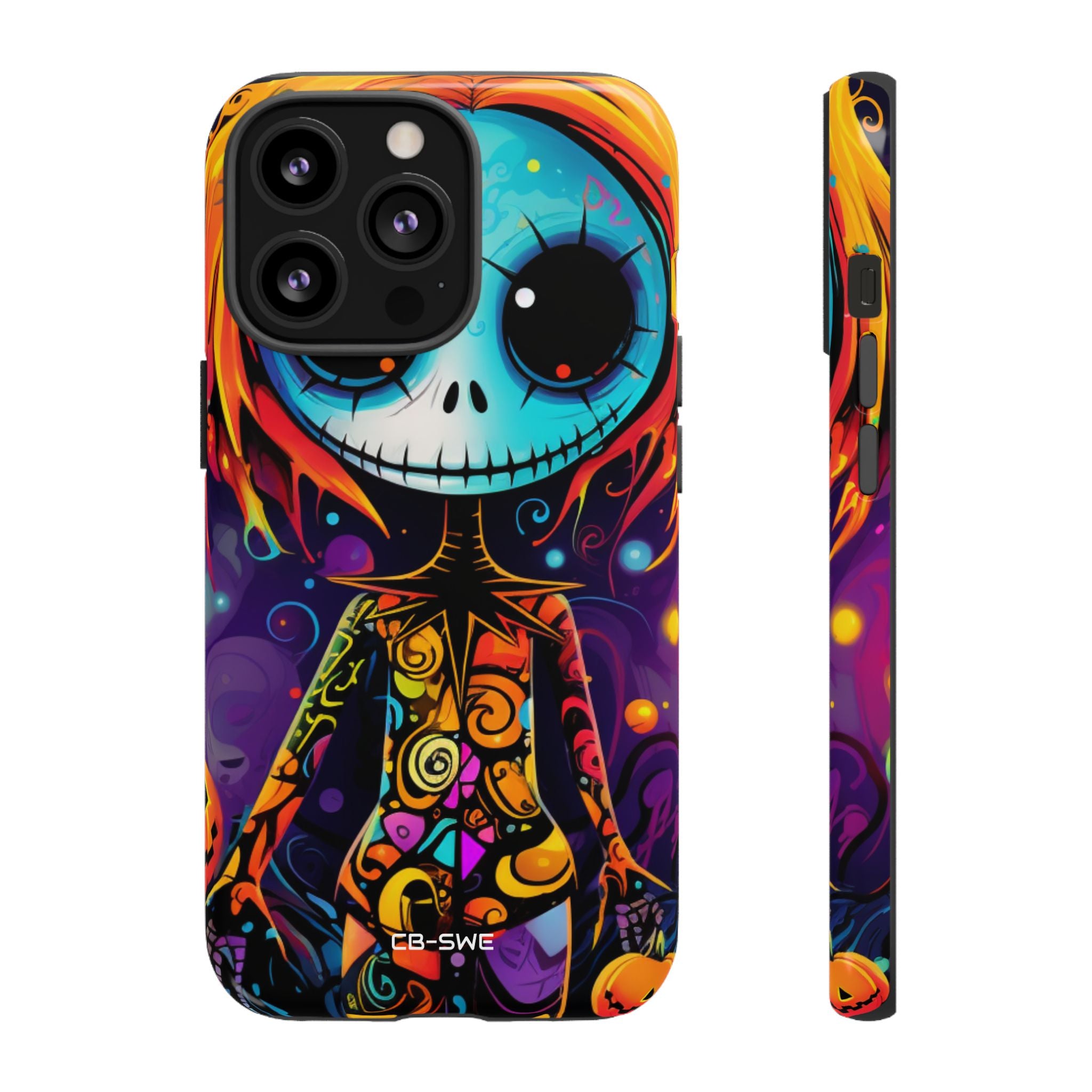 Skeletal Figure Laughs - iPhone Case