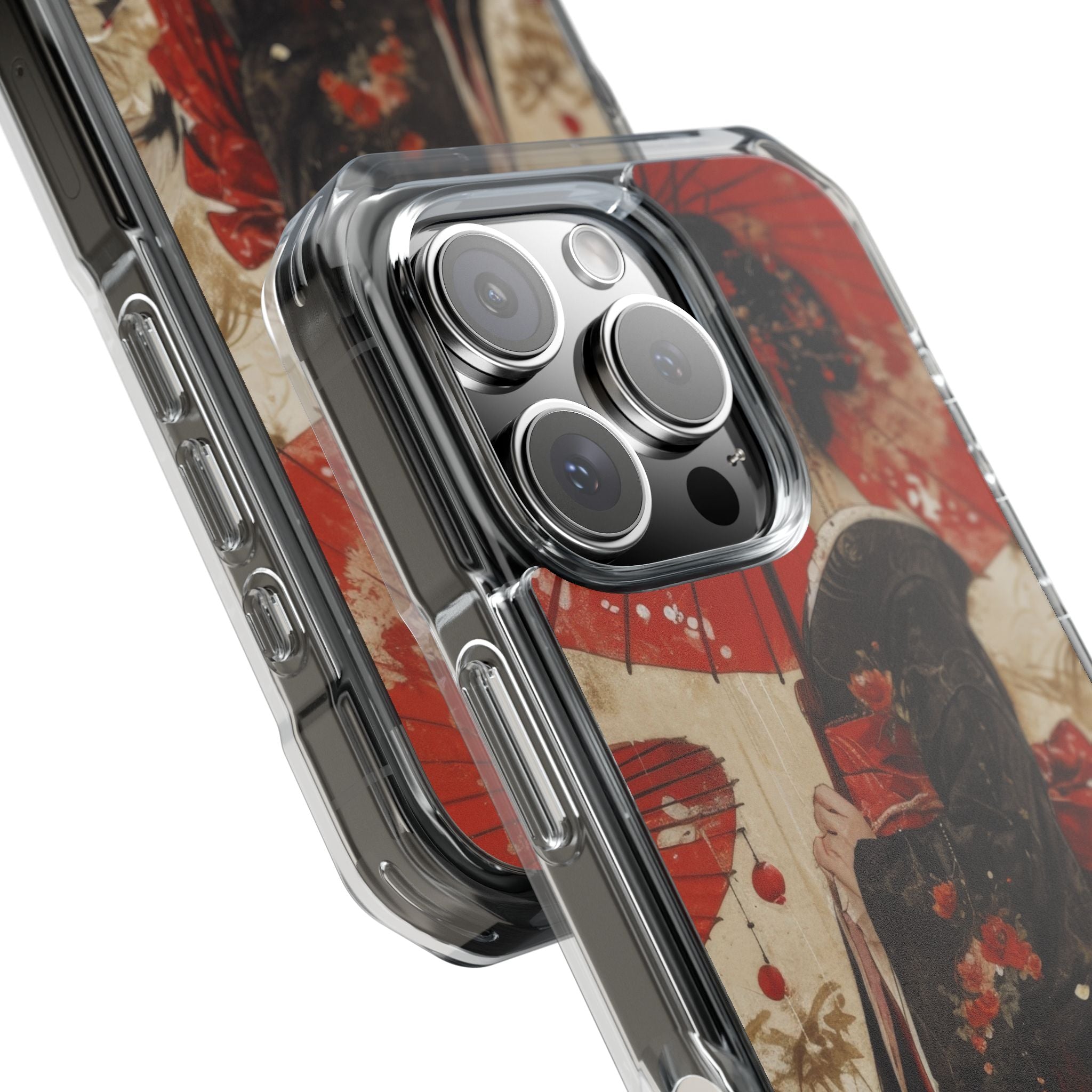 Scarlet Crane Dreams iPhone 16 - Impact Clear+