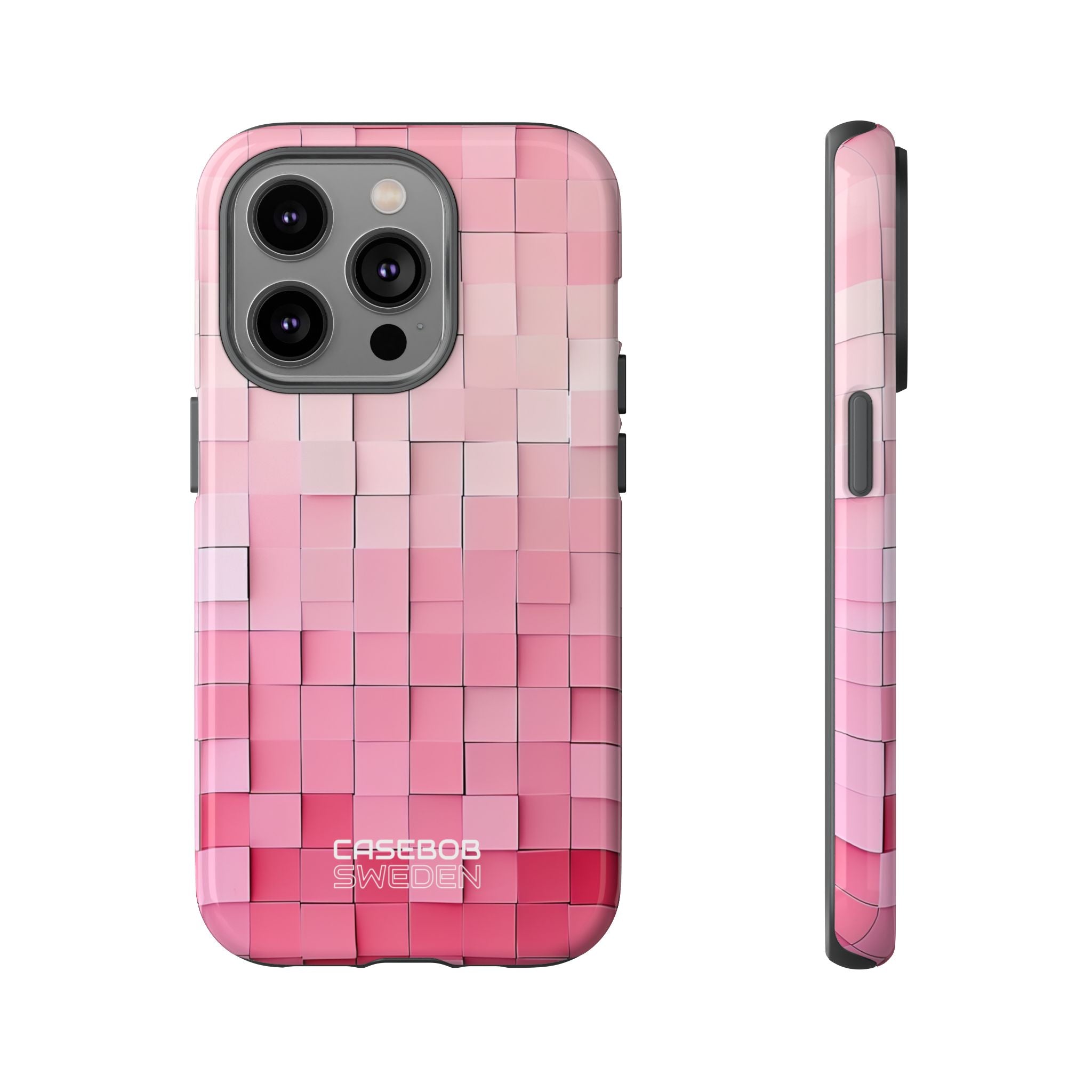 Pink Mosaic Glow iPhone 14 - Tough