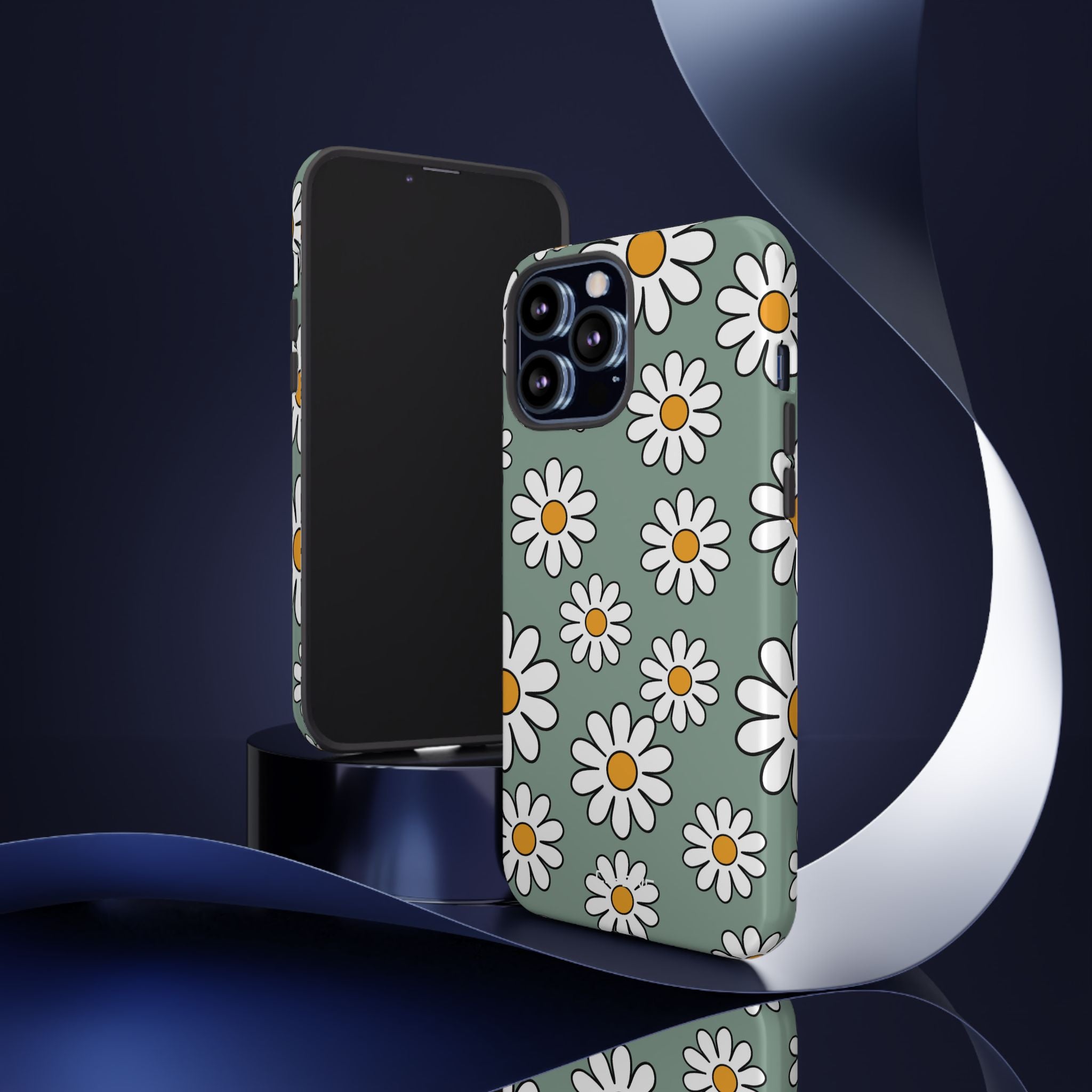 Daisies Dance Playfully - iPhone Case