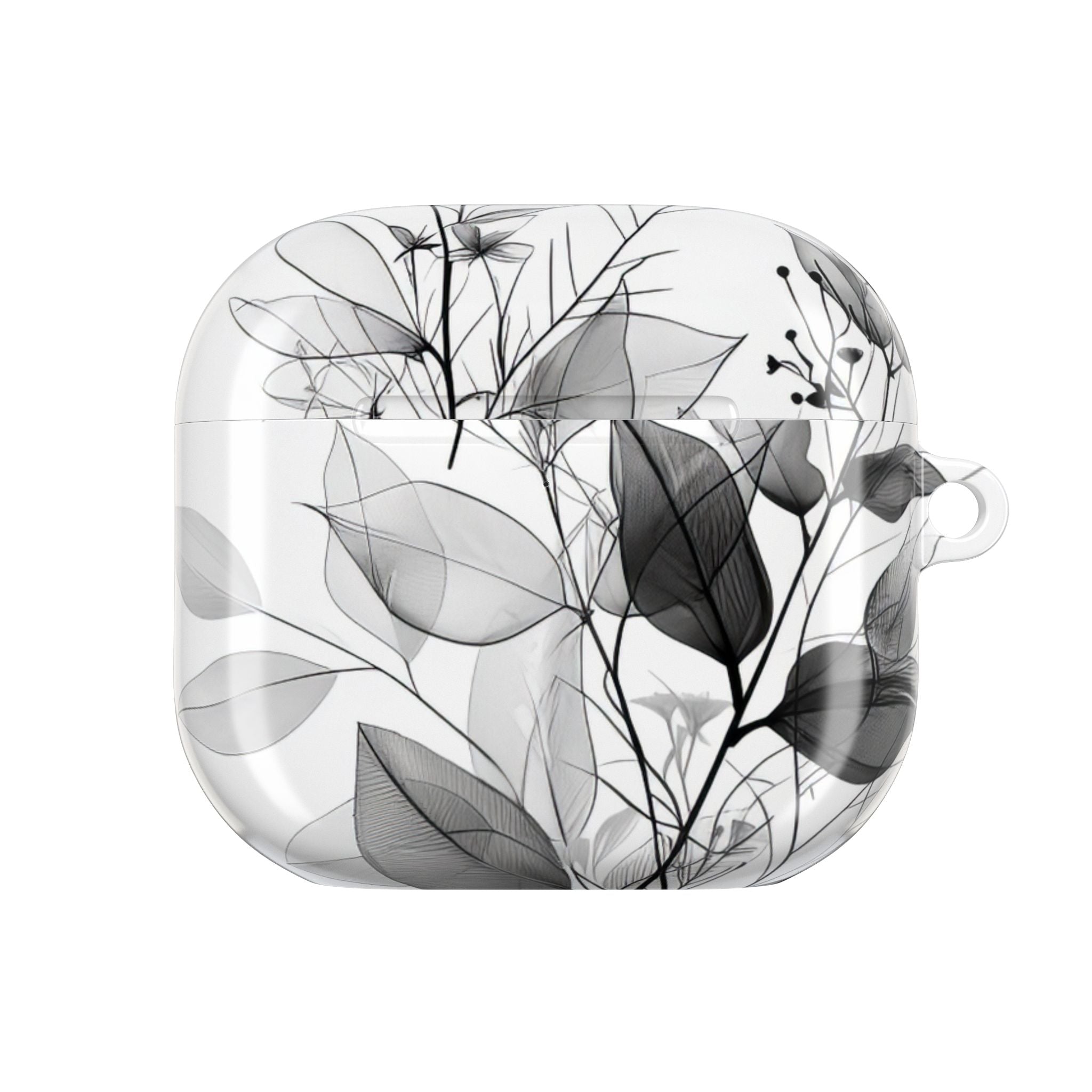 Silver Leaves - AirPods Case