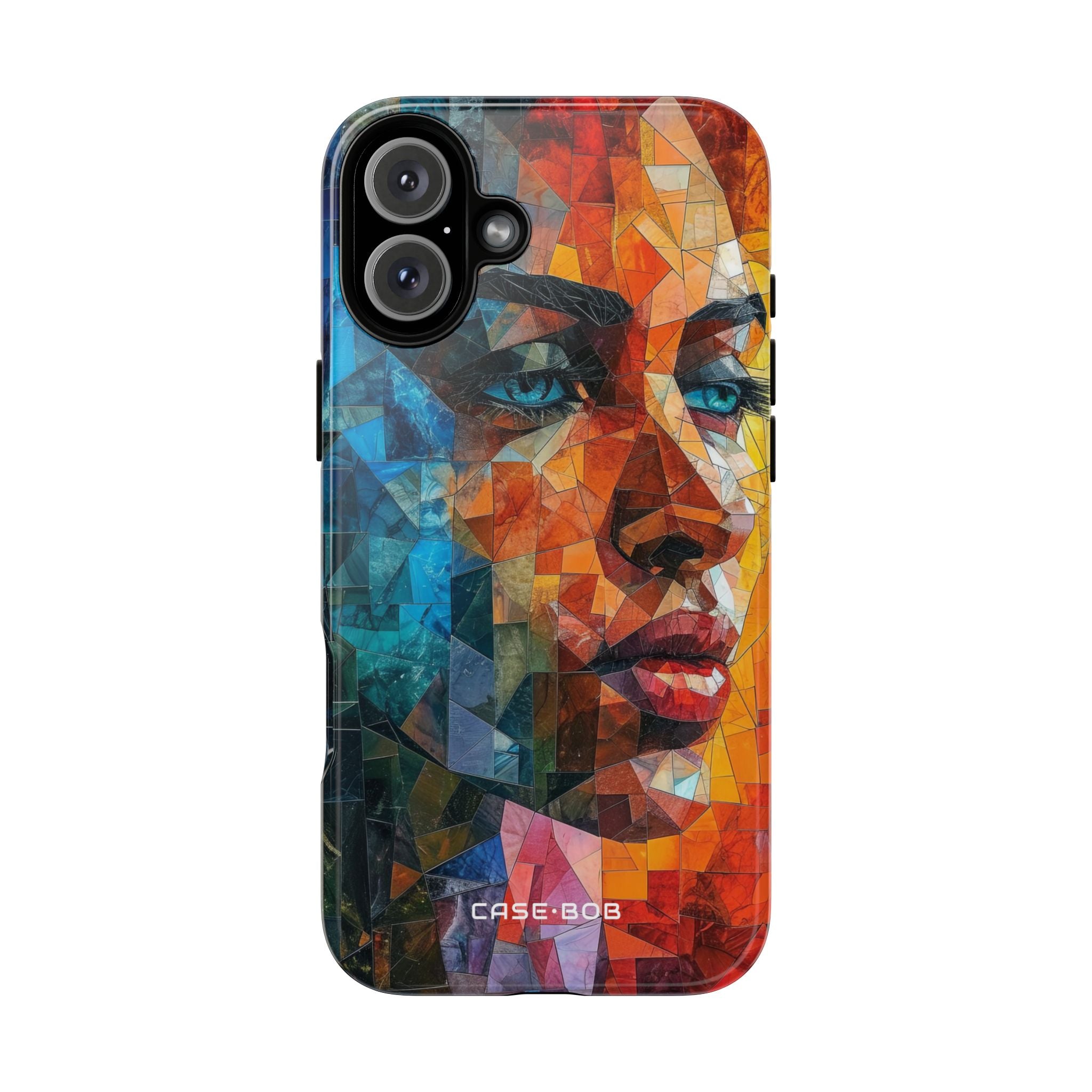 Mosaic Gaze iPhone 16 Plus Case - Tough