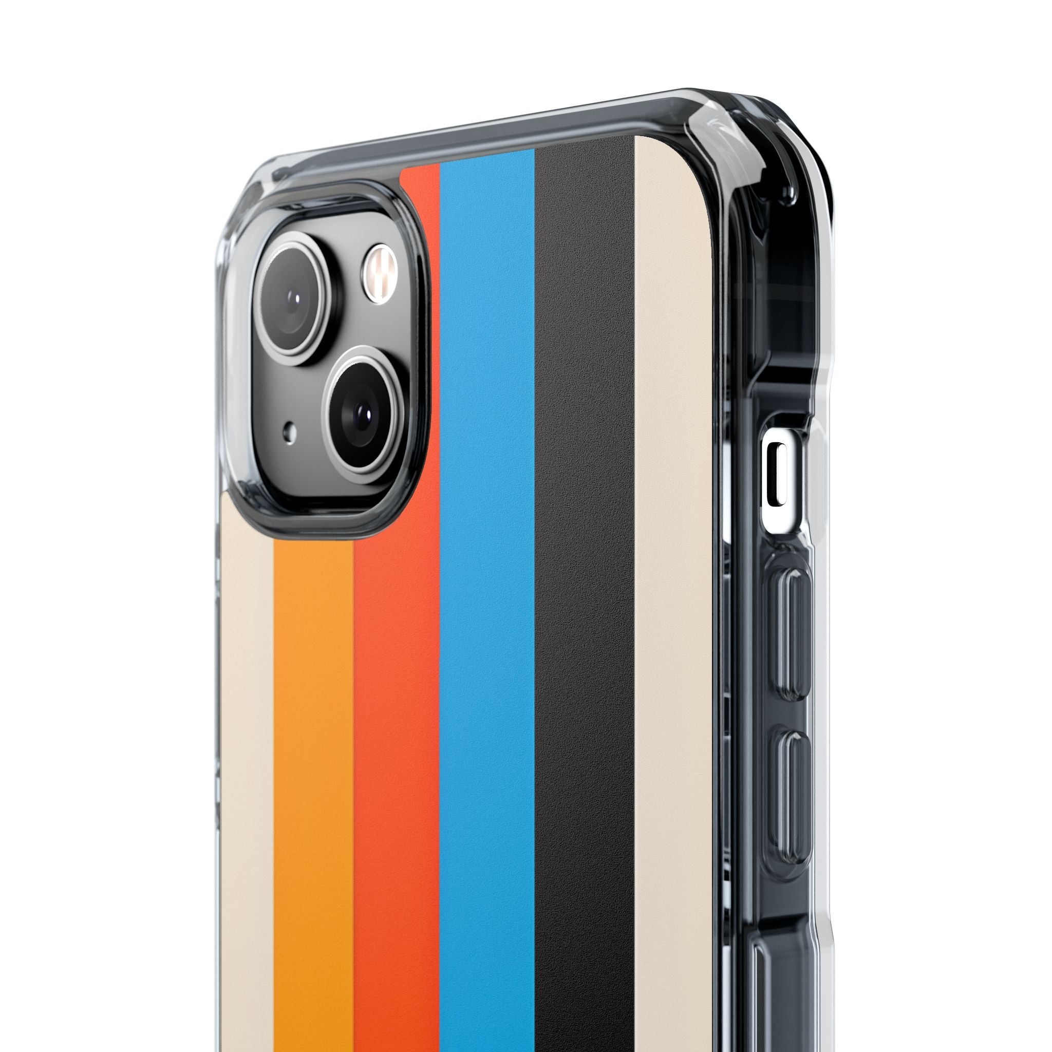 Vivid Stripe Harmony iPhone 14 Plus Case - Impact
