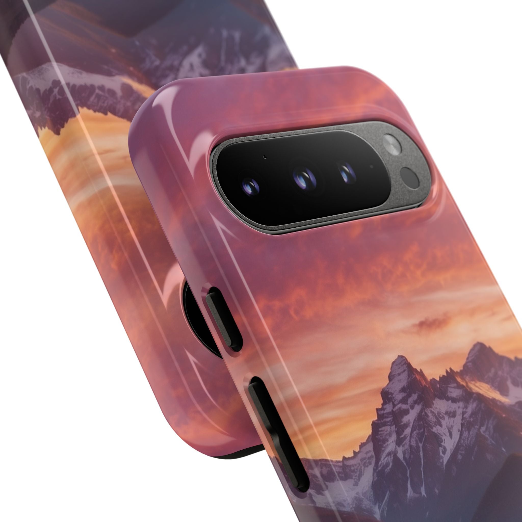 Mountain Peaks Glow - Google Pixel Case