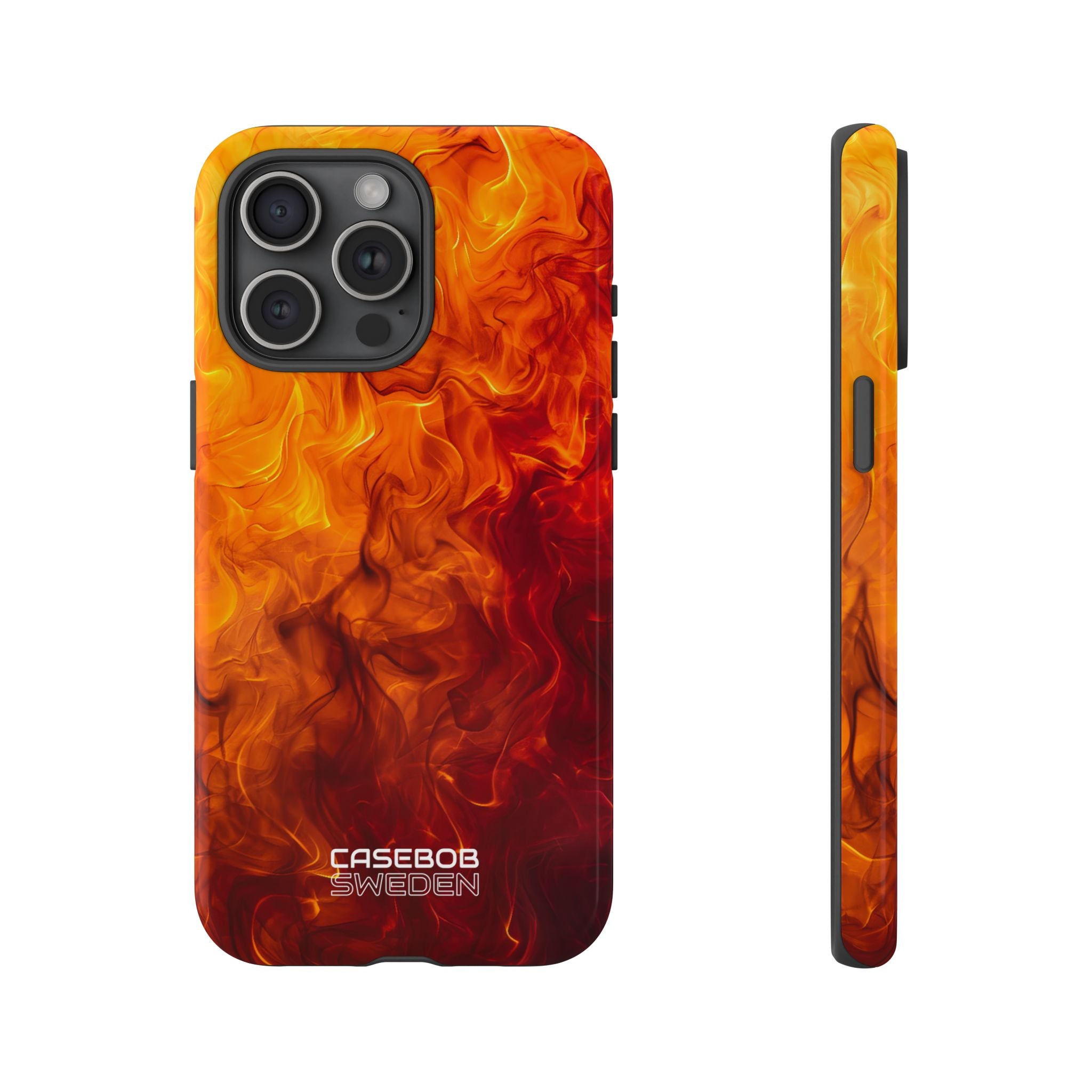 Flaming Energy Swirl iPhone 15 - Tough