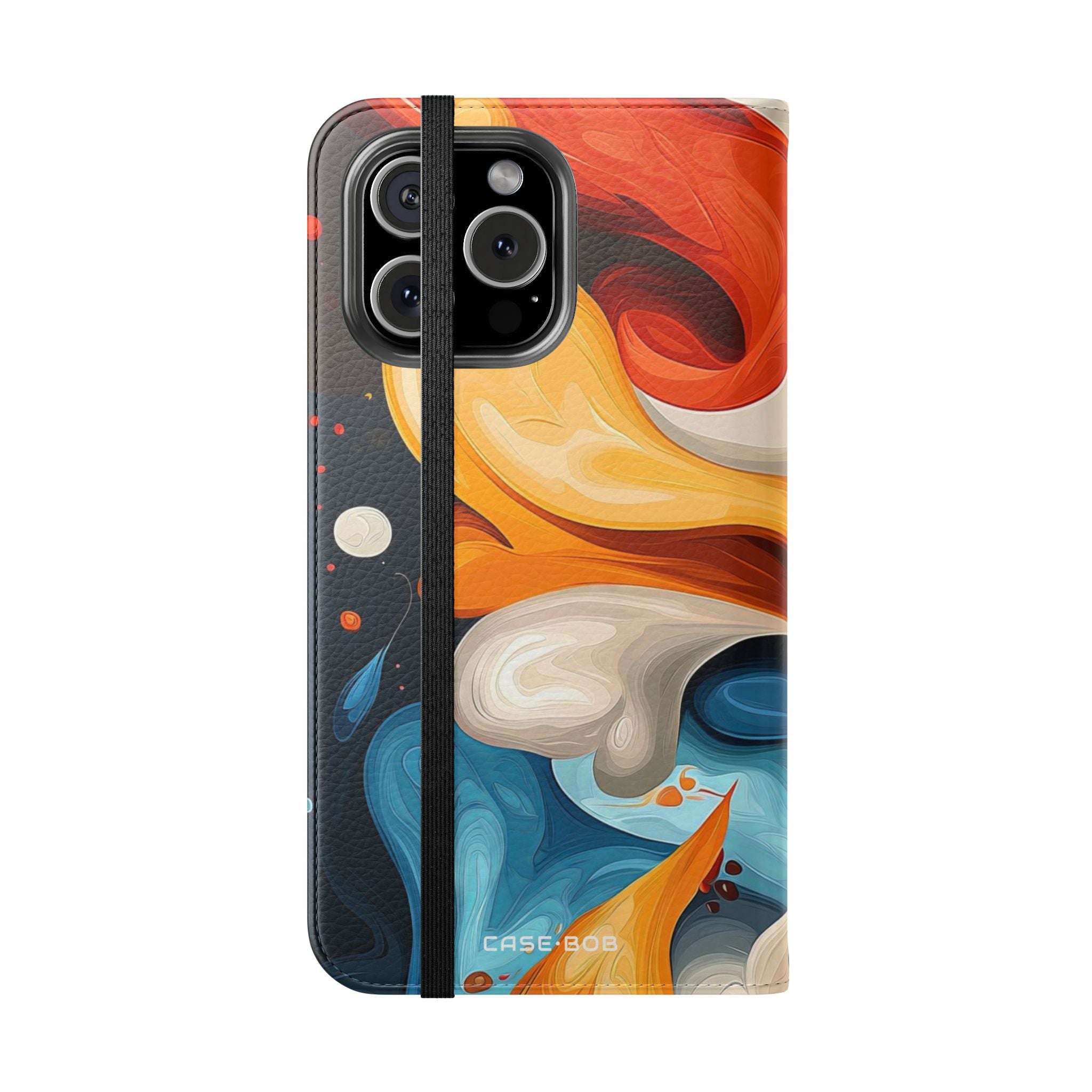 Fiery Swirl - iPhone 16 Max Case - Wallet