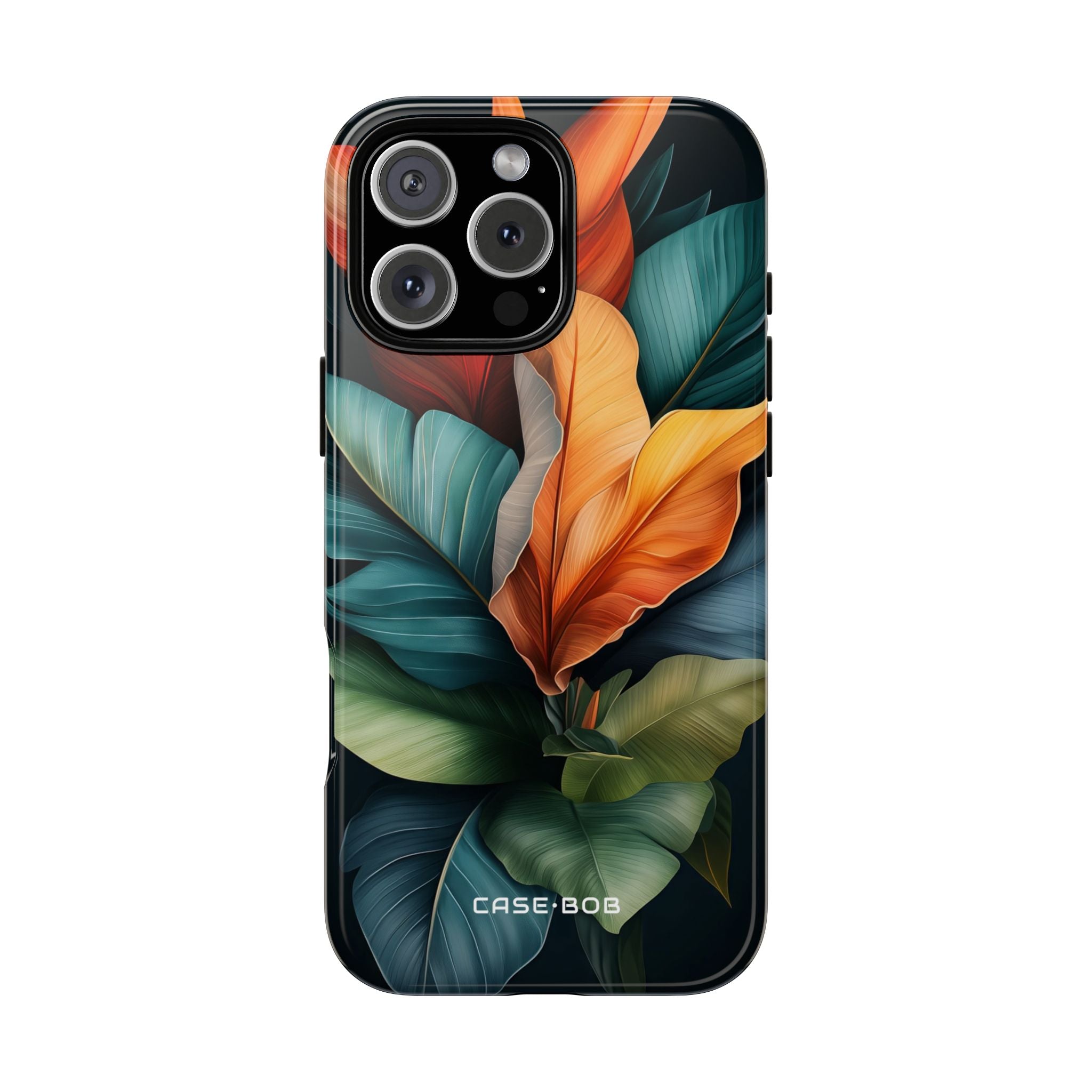 Tropical Leafburst iPhone 16 Pro Max Case - Tough