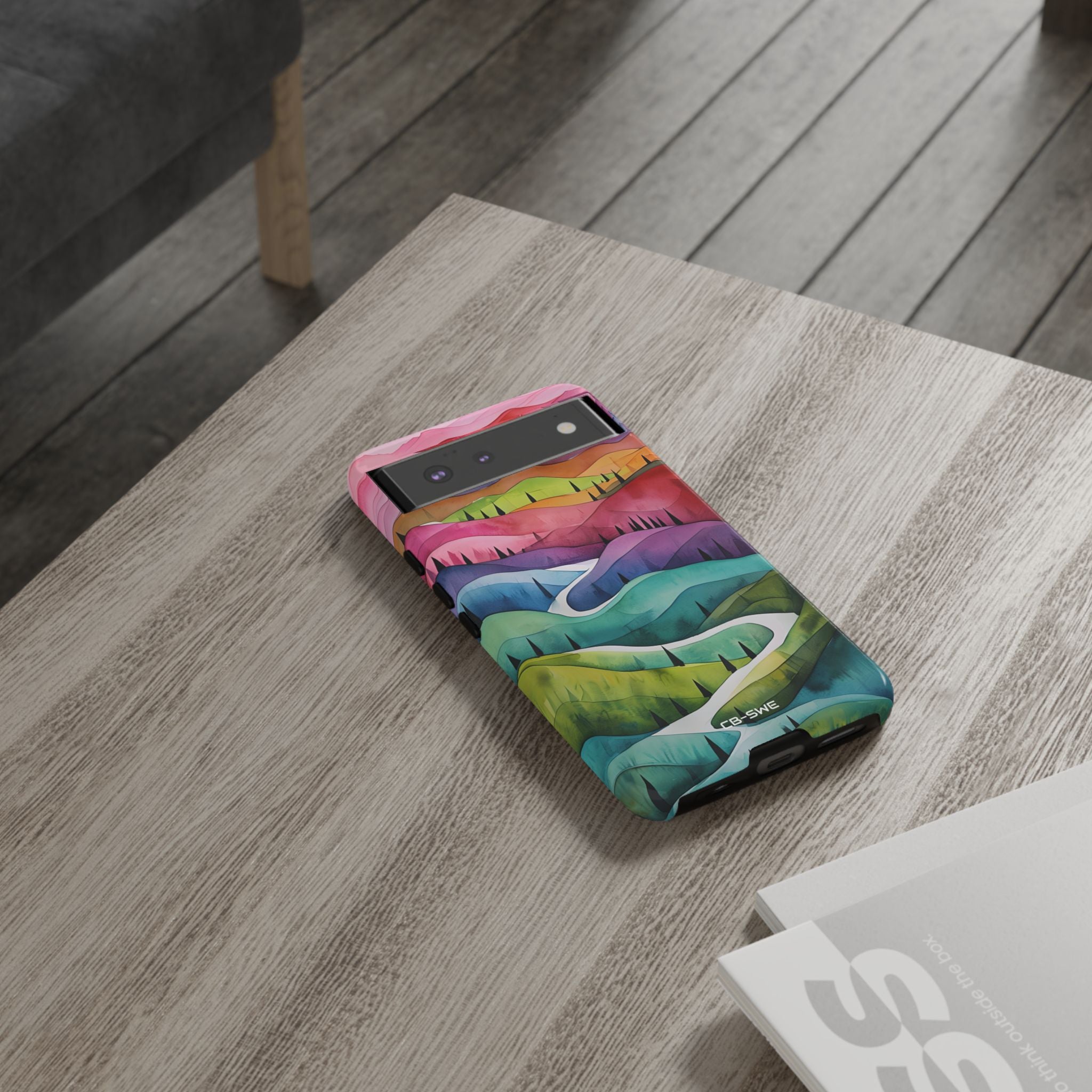 Whimsical Colorful Valleys - Google Pixel Case