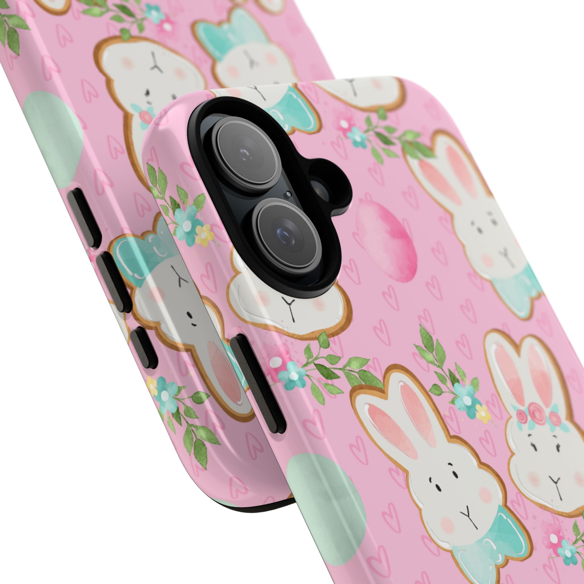 Bunny Blossom iPhone 16 Plus Case - Tough