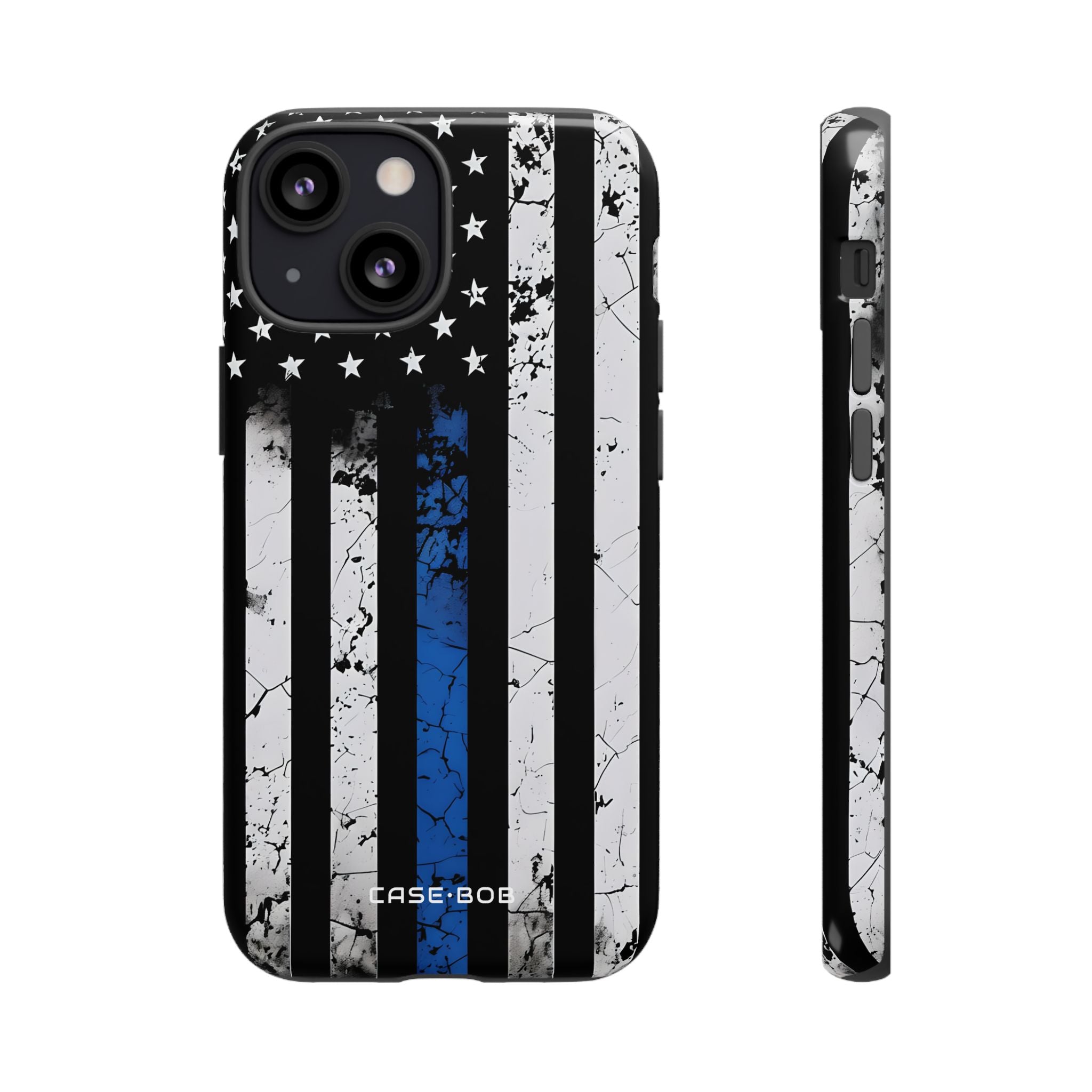 Blue Stripe Flag iPhone 13 Mini Case - Tough