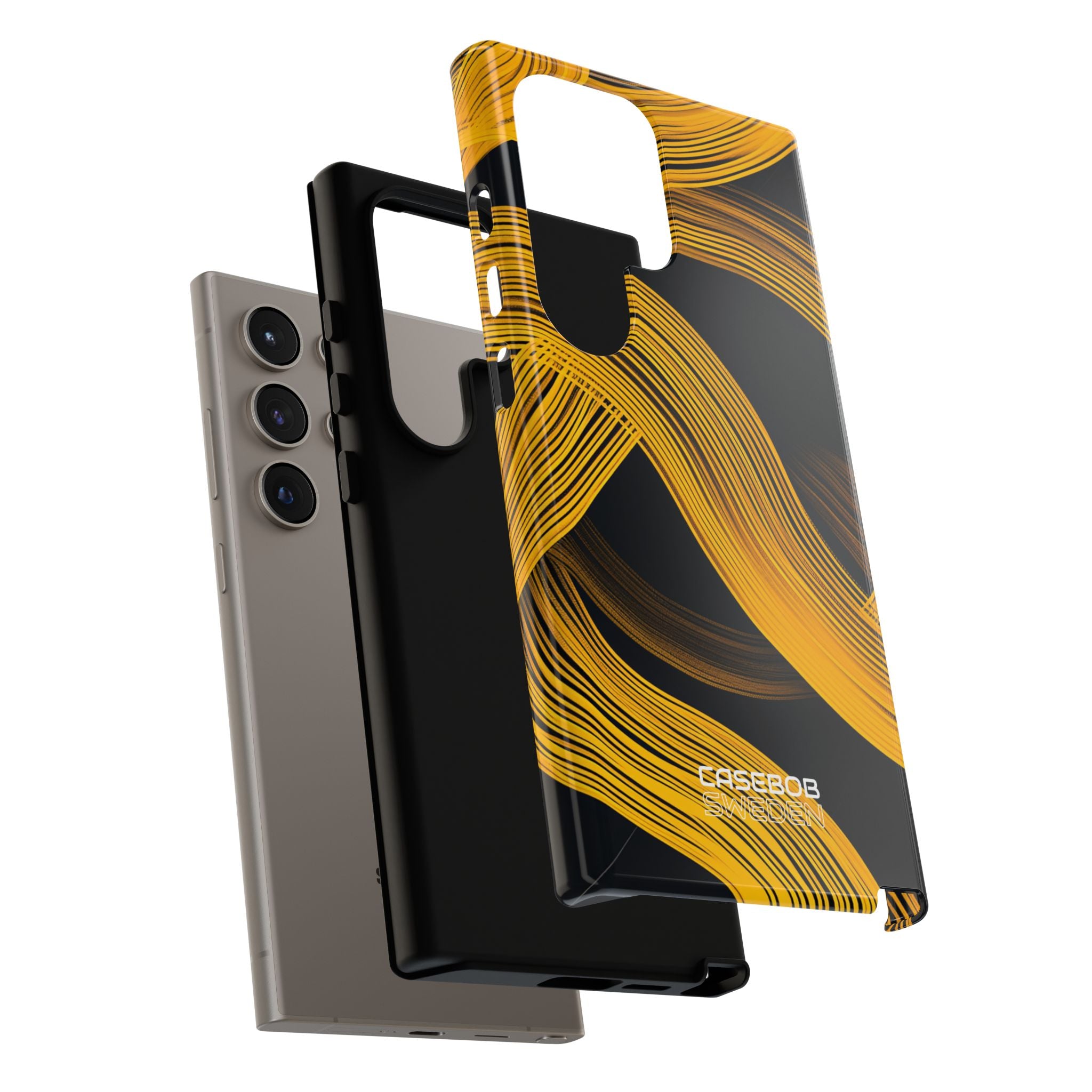 Linee Fluttuanti Gialle Samsung S24 - Tough