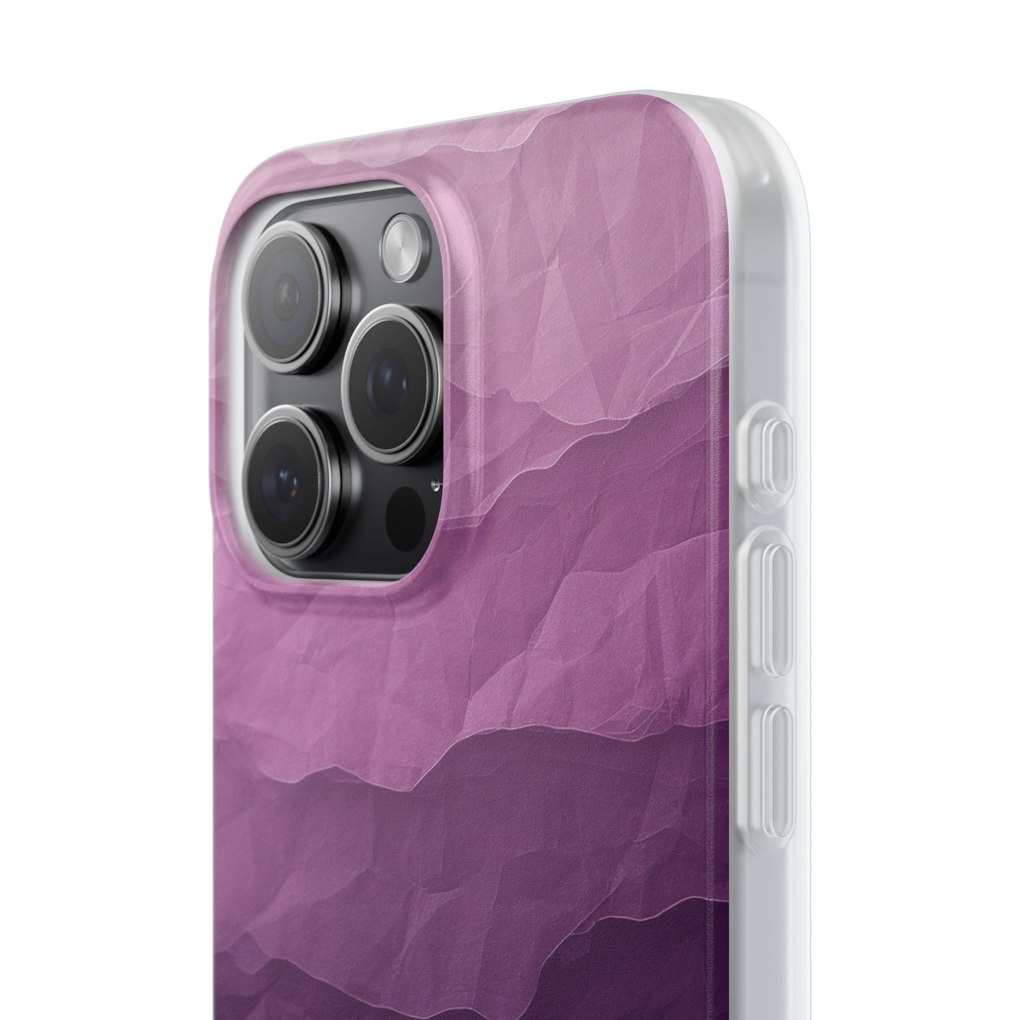 Purple Wave Layers iPhone 15 Pro Max Case - Soft