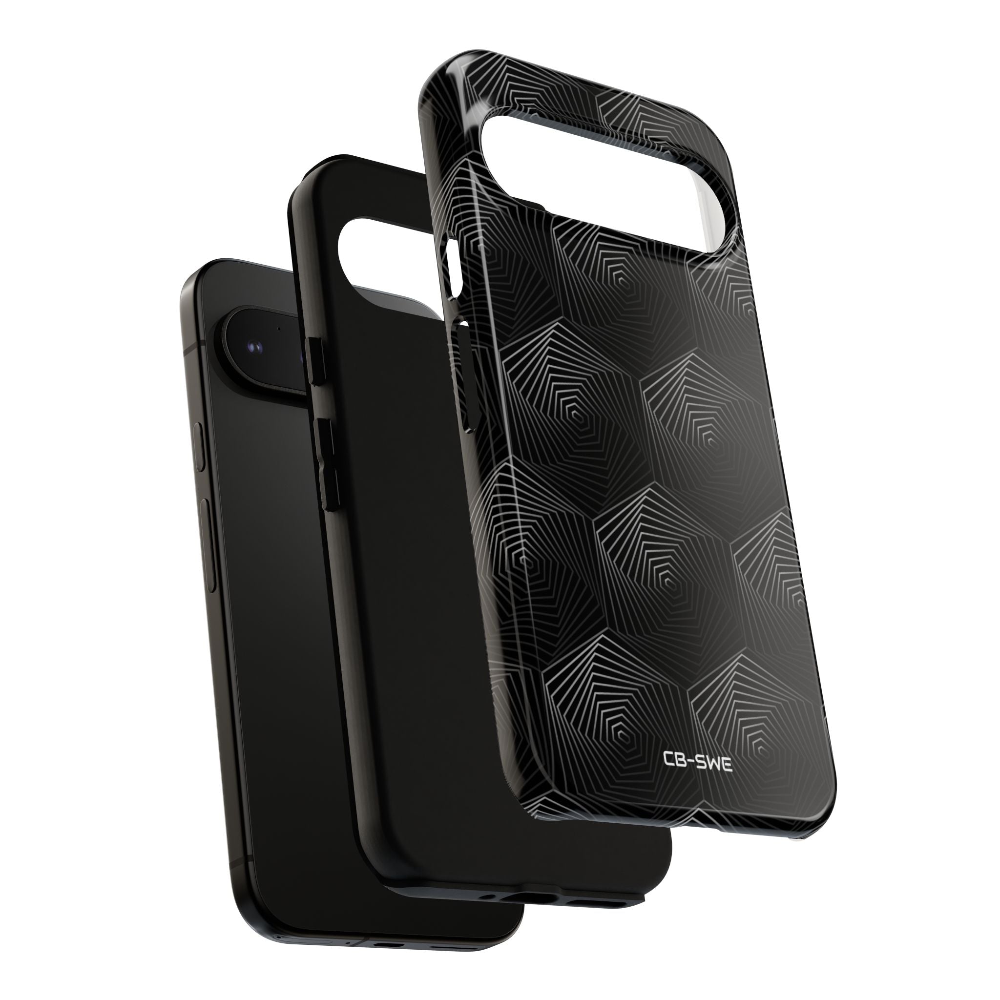 Geometric Spiral Illusion - Google Pixel Case