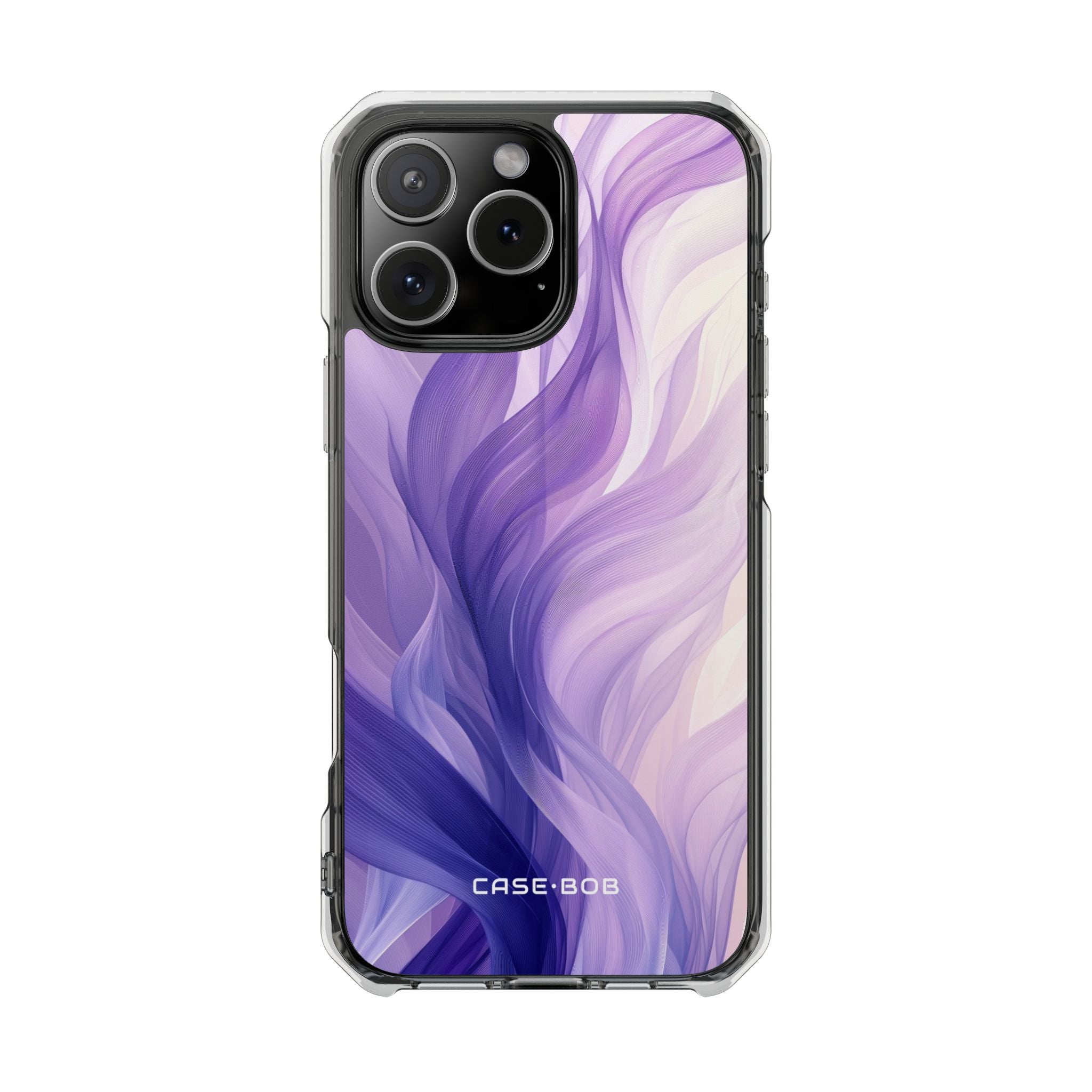 Purple Ribbon Waves iPhone 16 Pro Max Case - Impact