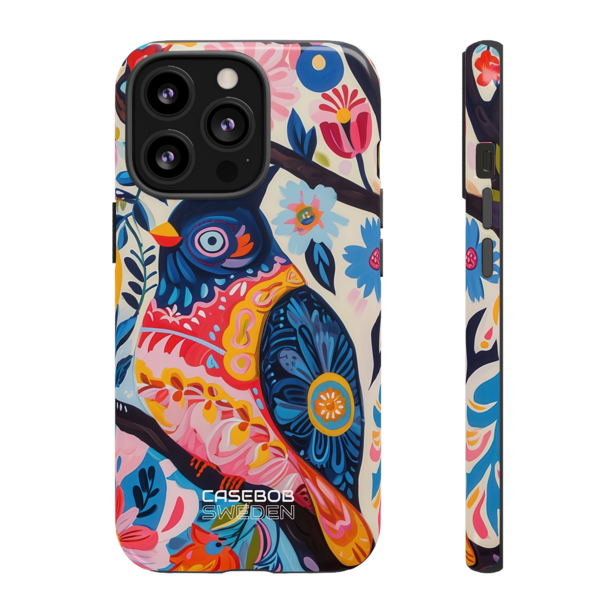 Whimsical Owl Garden iPhone 13 - Tough