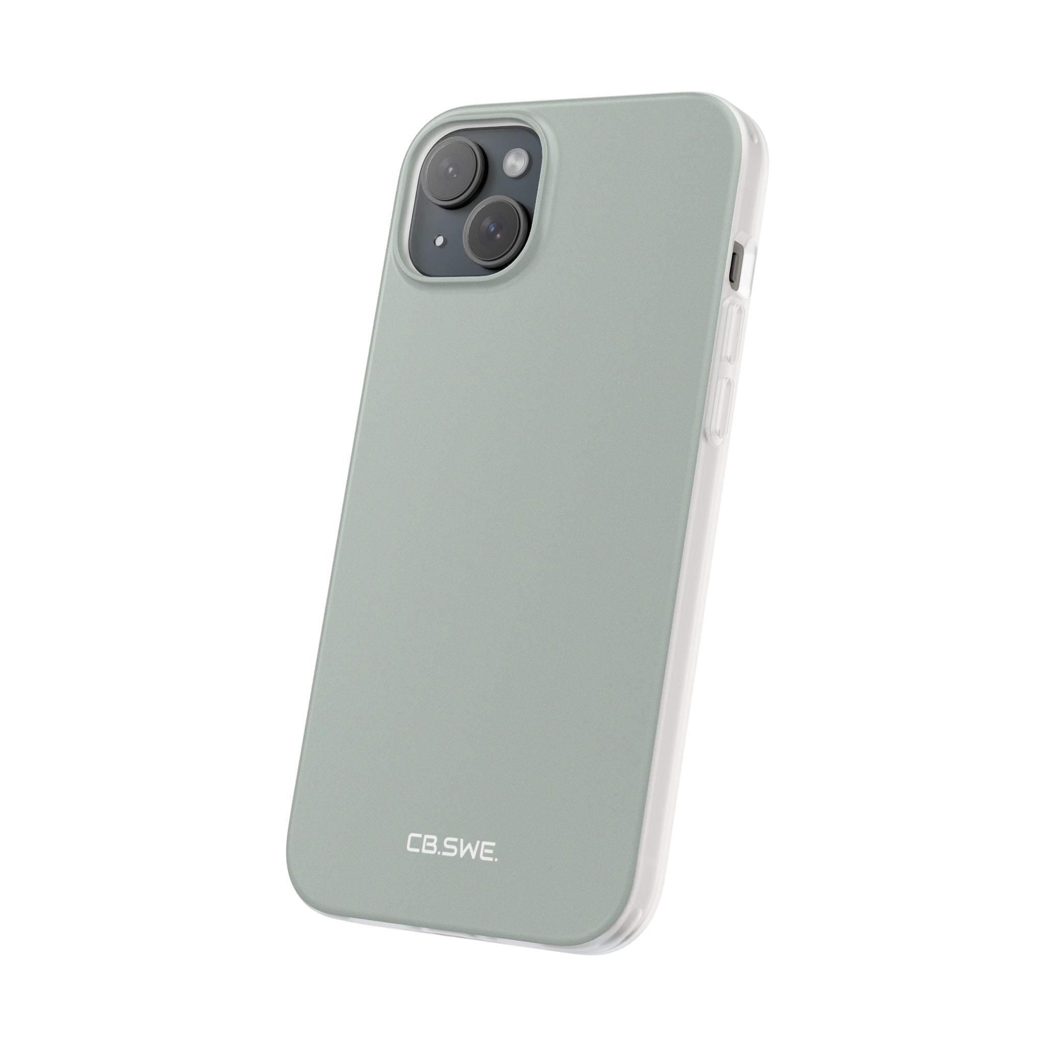 Aschgraue iPhone-Hülle – Flexi