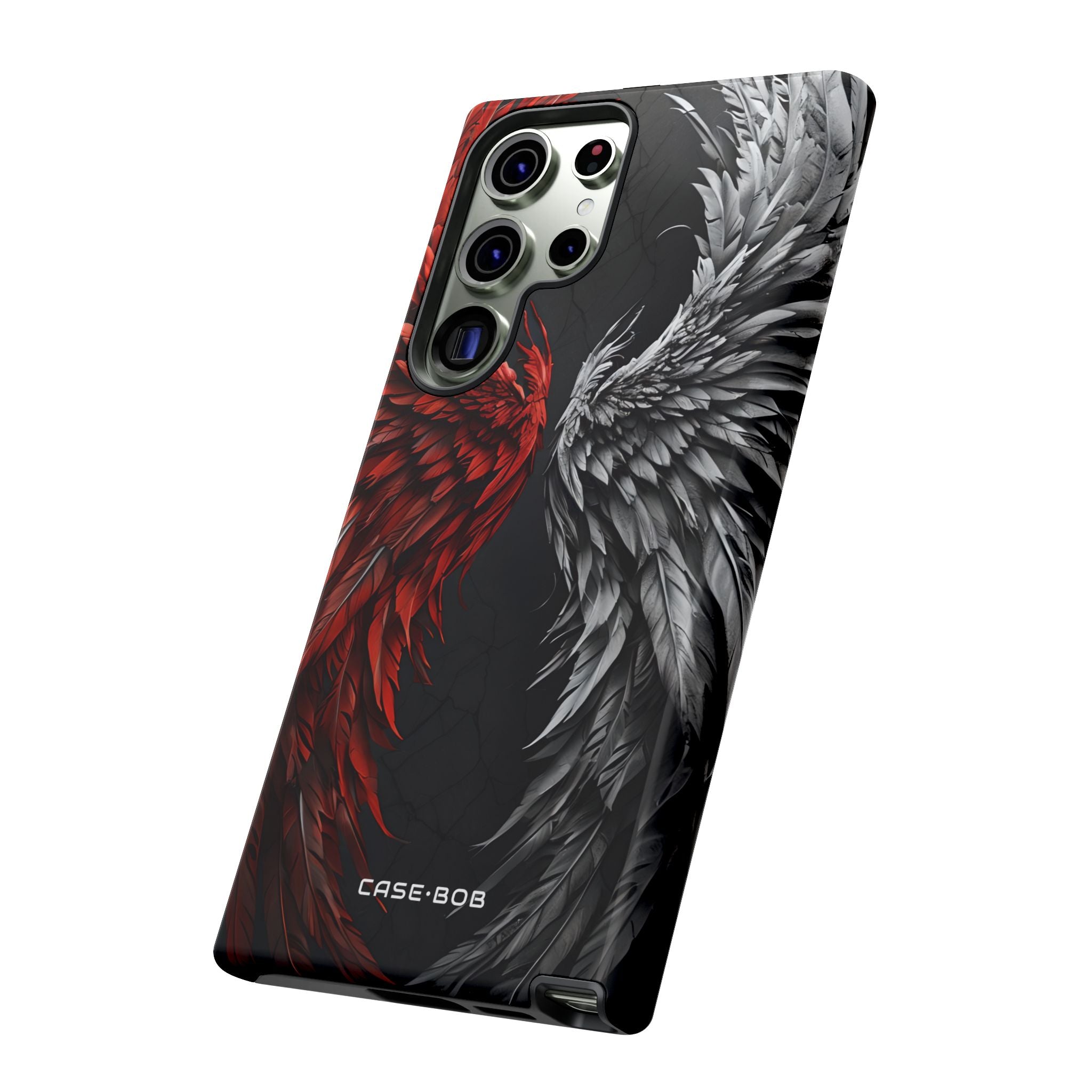 Crimson White Wings Samsung S23 Ultra Case - Tough
